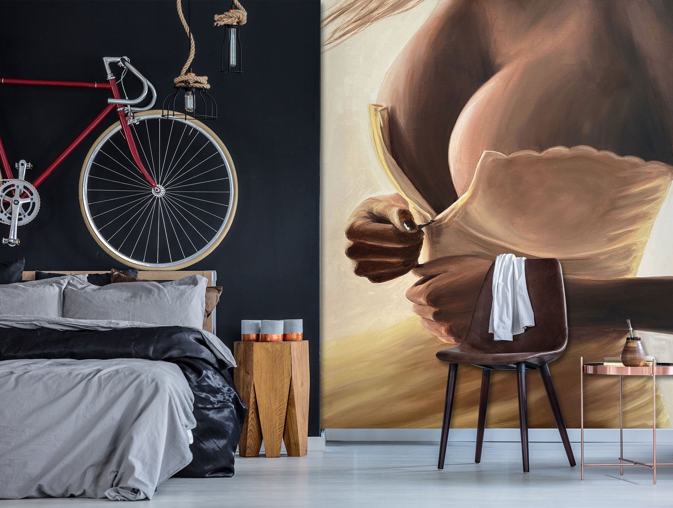 3D White Skirt 9829 Marina Zotova Wall Mural Wall Murals