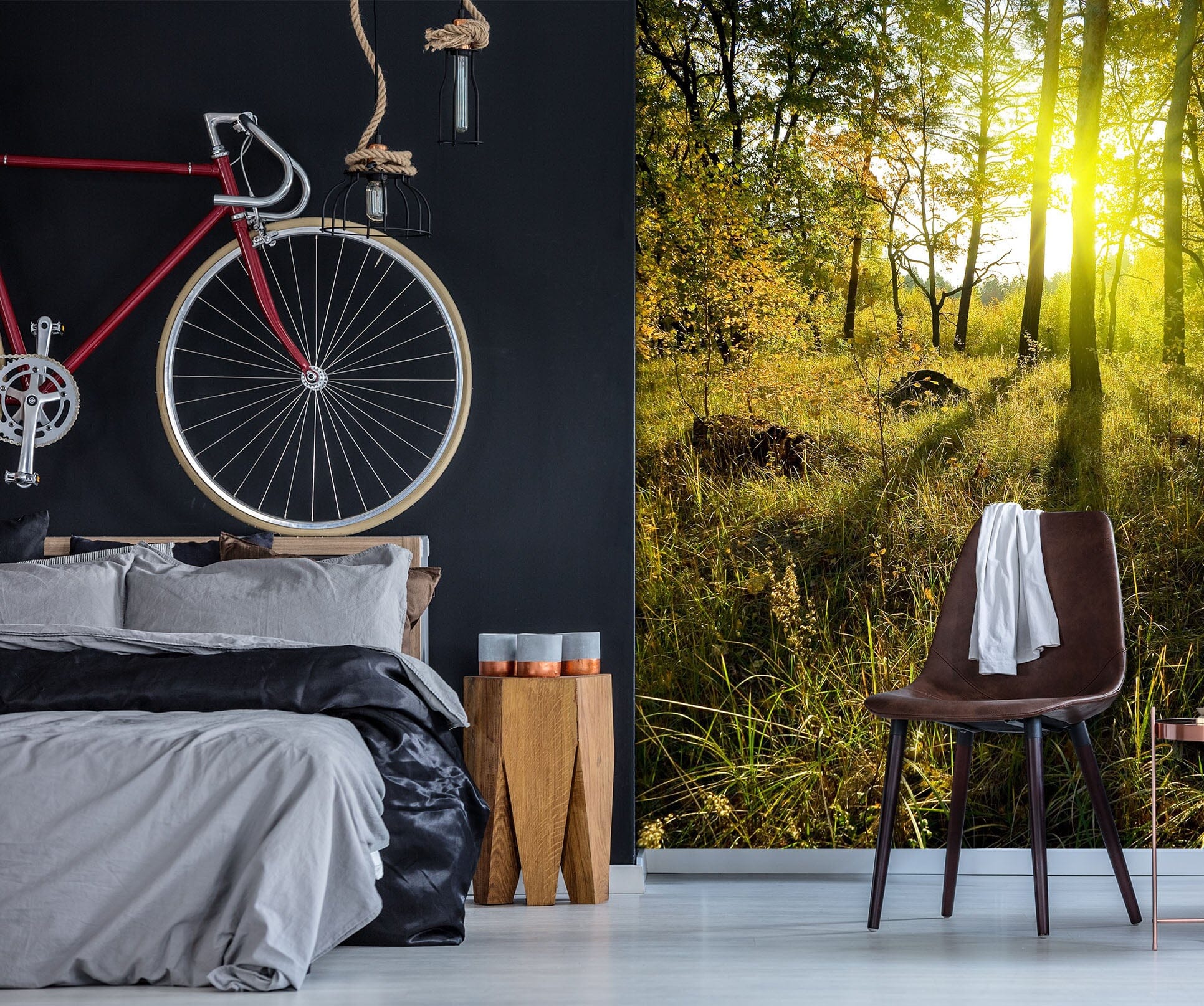 3D Woods Sunlight 1979 Wall Murals Wallpaper AJ Wallpaper 2