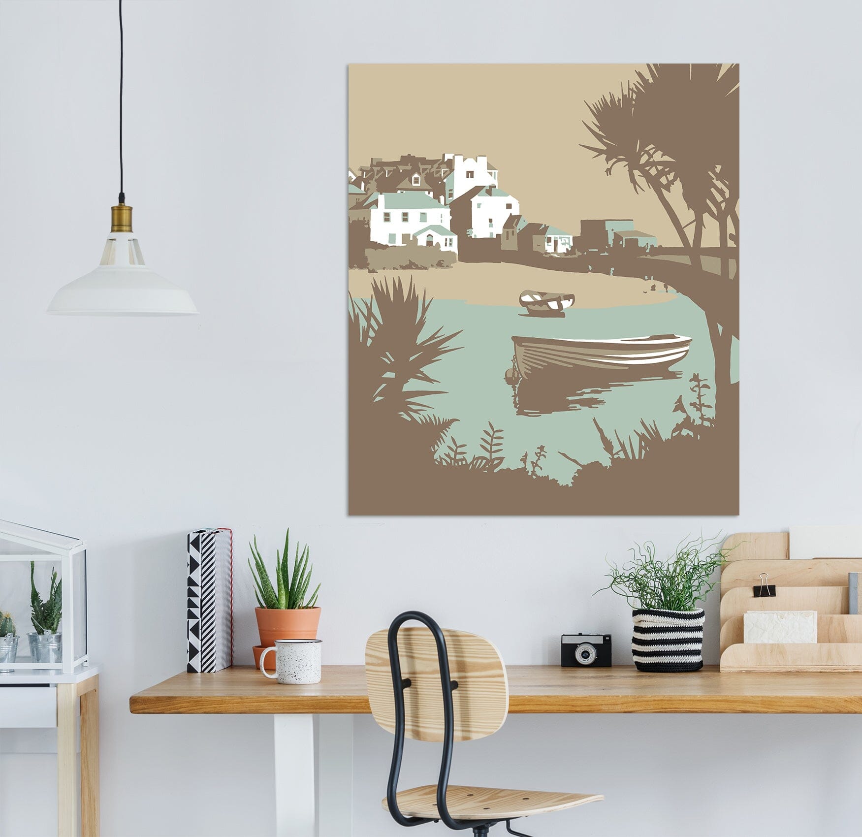 3D River Boat 067 Steve Read Wall Sticker Wallpaper AJ Wallpaper 2