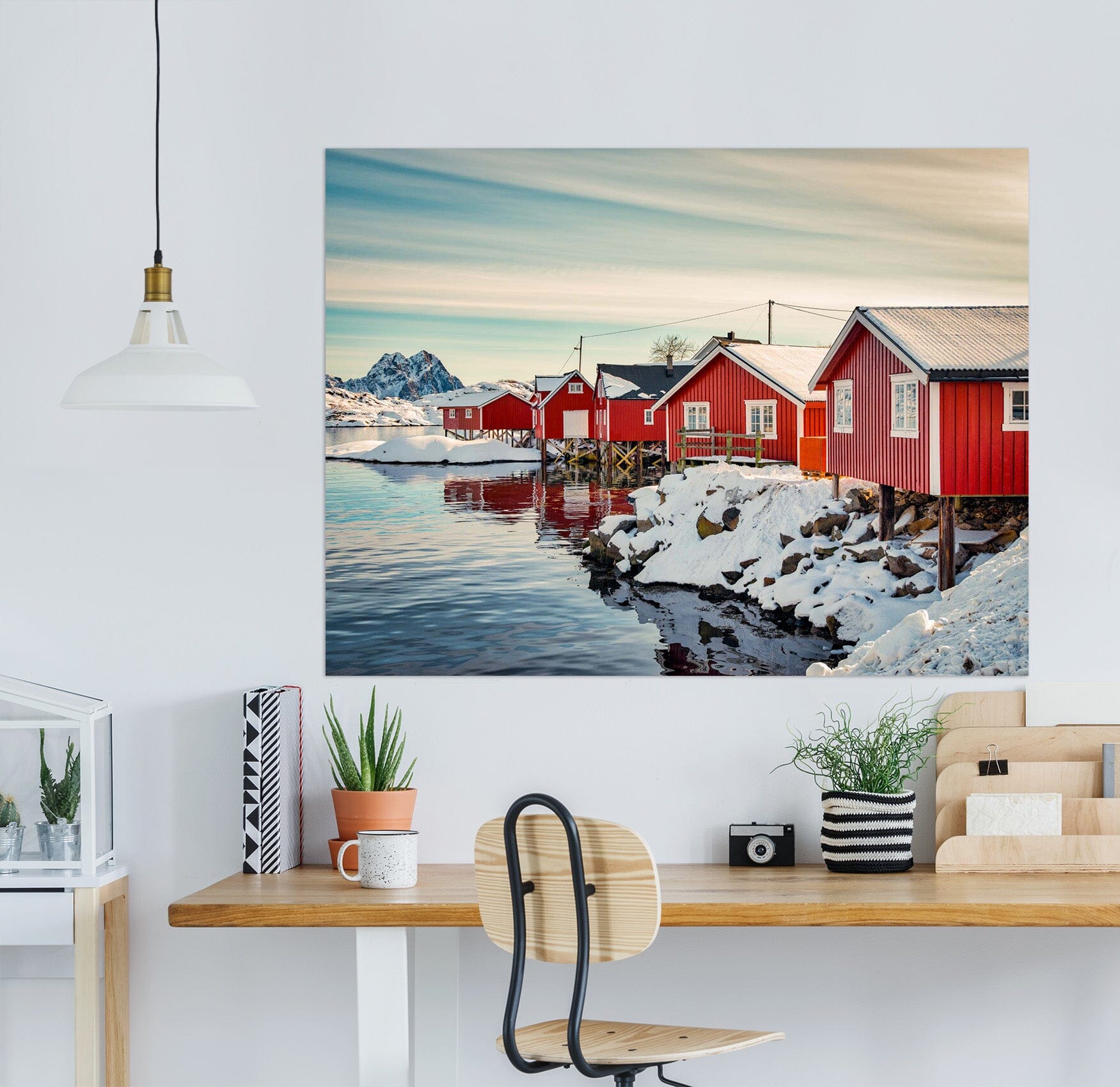 3D Red House 175 Marco Carmassi Wall Sticker Wallpaper AJ Wallpaper 2