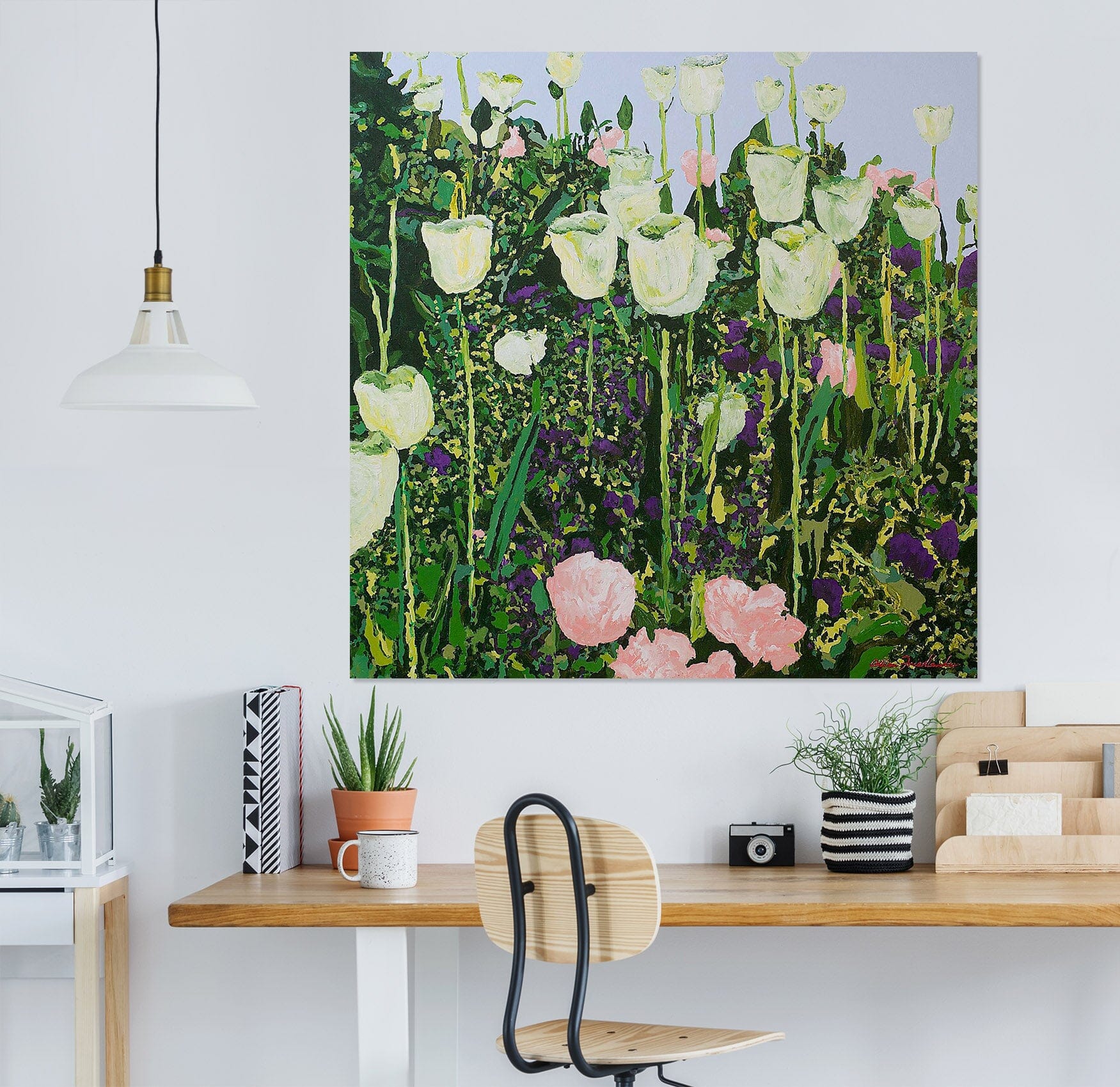 3D Hilltop Flowers 167 Allan P. Friedlander Wall Sticker Wallpaper AJ Wallpaper 2