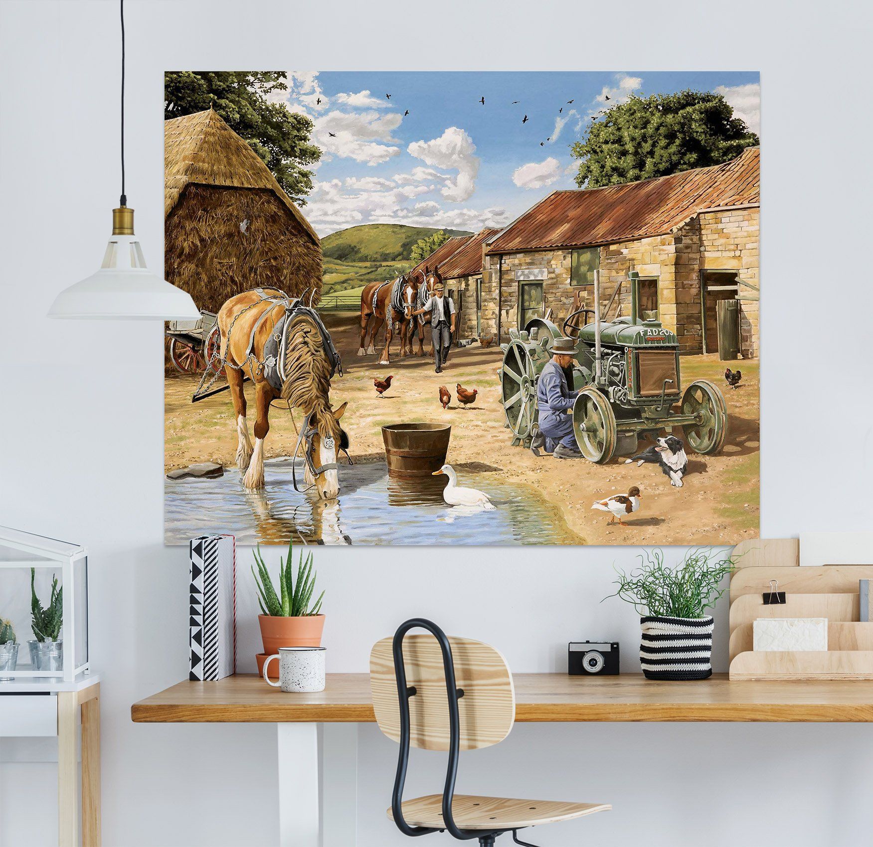 3D Back From The Fields 016 Trevor Mitchell Wall Sticker Wallpaper AJ Wallpaper 2