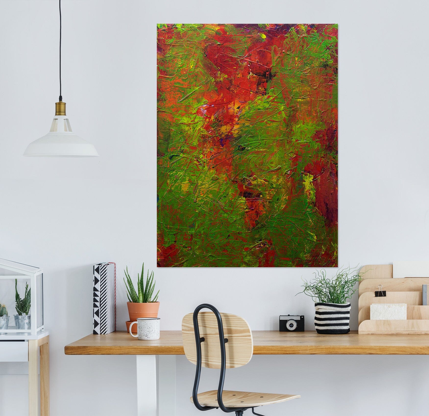 3D Safflower Green Leaf 026 Allan P. Friedlander Wall Sticker Wallpaper AJ Wallpaper 2