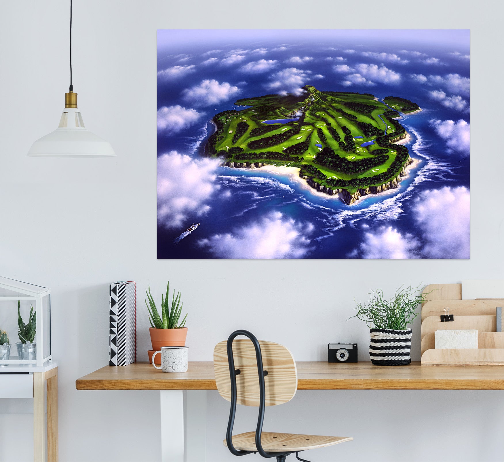 3D Paradise Isle 85161 Jerry LoFaro Wall Sticker