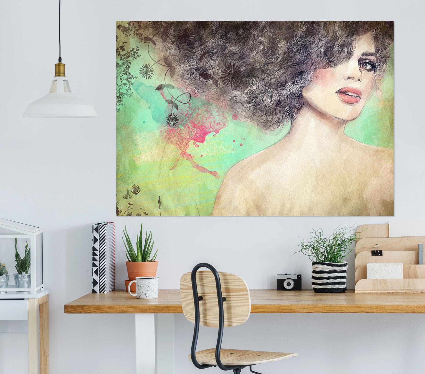 3D Woman Pattern 1002 Wall Sticker Wallpaper AJ Wallpaper 2