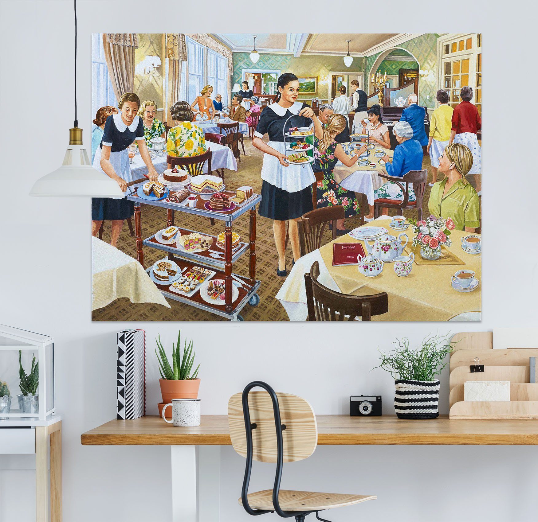 3D Afternoon Tea 014 Trevor Mitchell Wall Sticker Wallpaper AJ Wallpaper 2