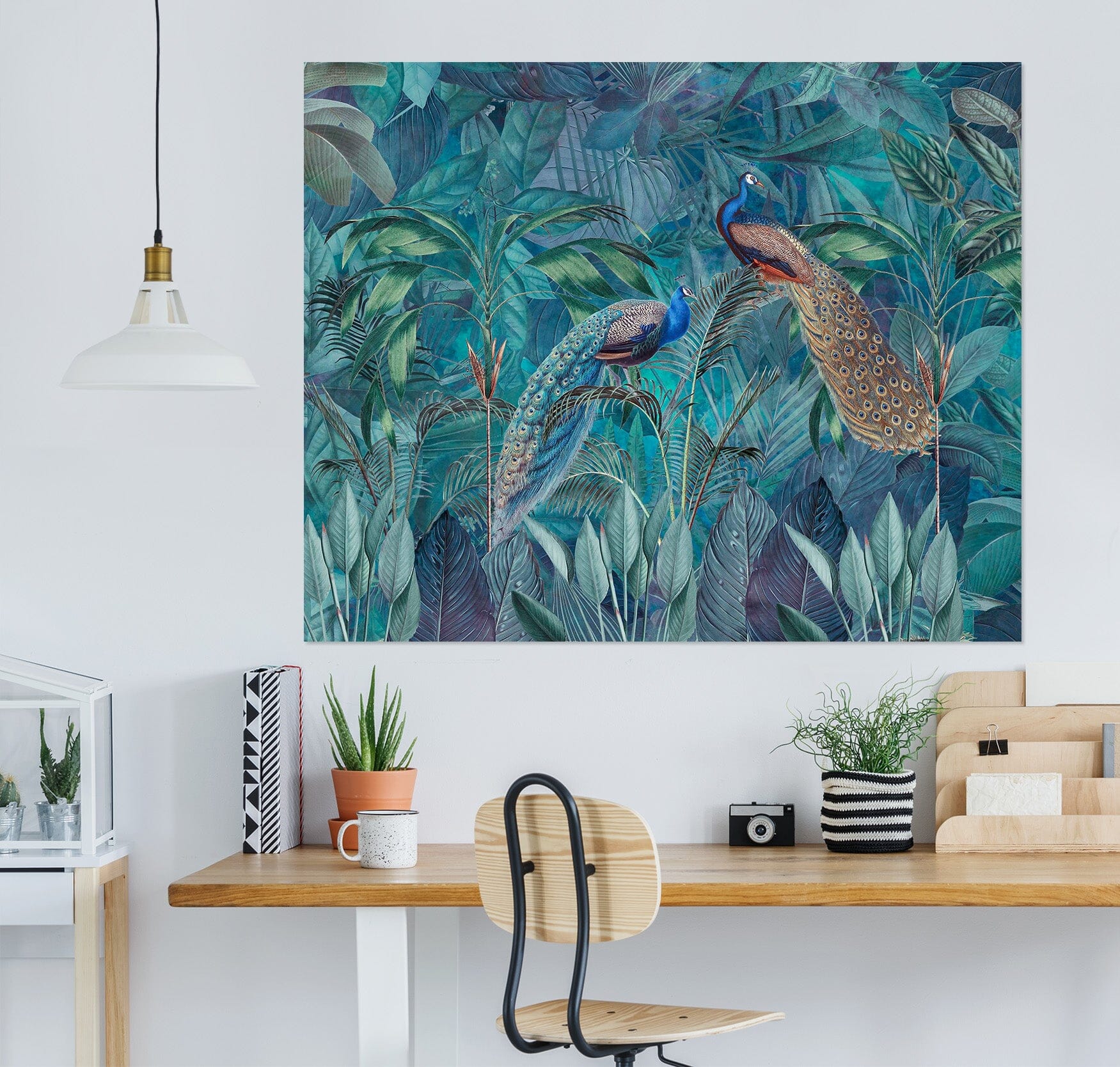 3D Green Peacock 113 Andrea haase Wall Sticker Wallpaper AJ Wallpaper 2