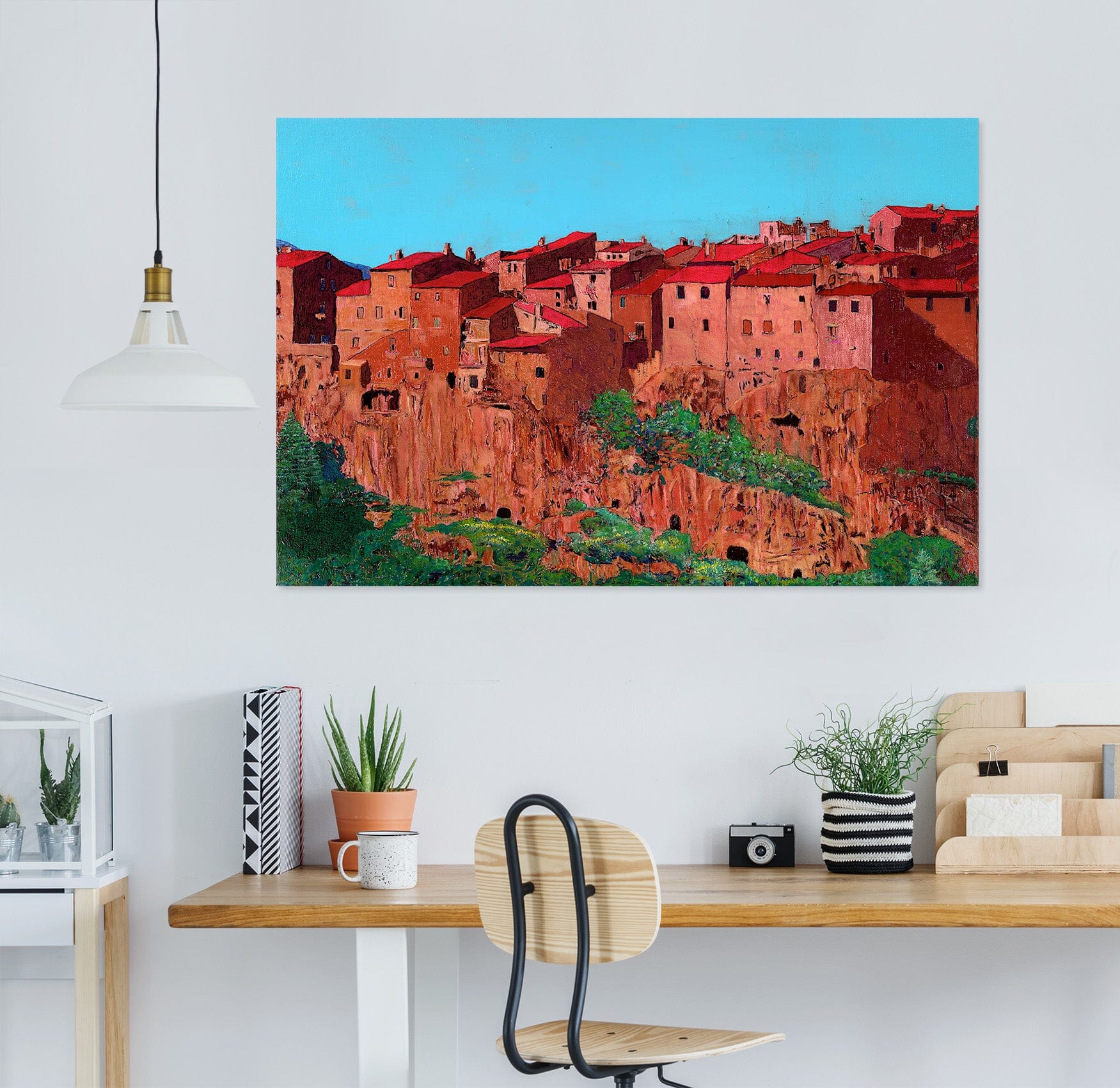 3D Red House 101 Allan P. Friedlander Wall Sticker Wallpaper AJ Wallpaper 2