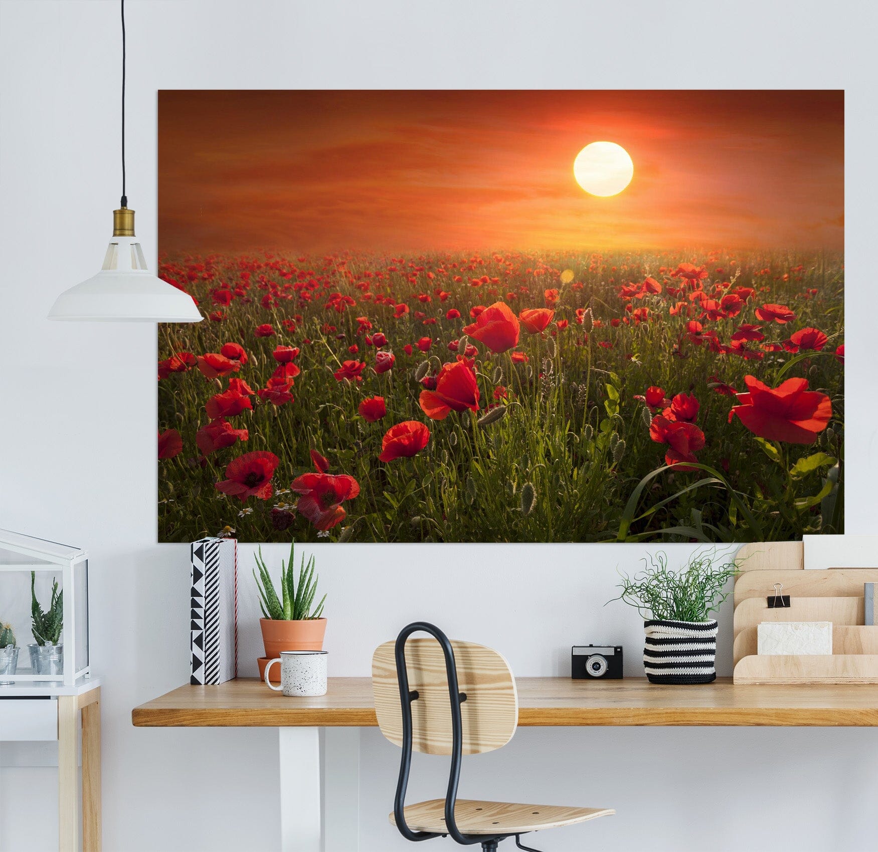 3D Sunrise Rose 169 Marco Carmassi Wall Sticker Wallpaper AJ Wallpaper 2