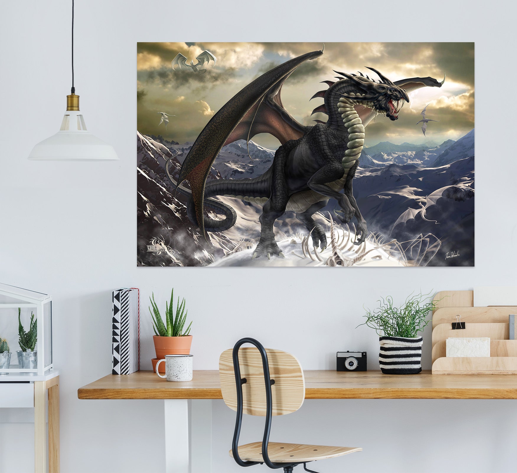 3D Dragon 5097 Tom Wood Wall Sticker