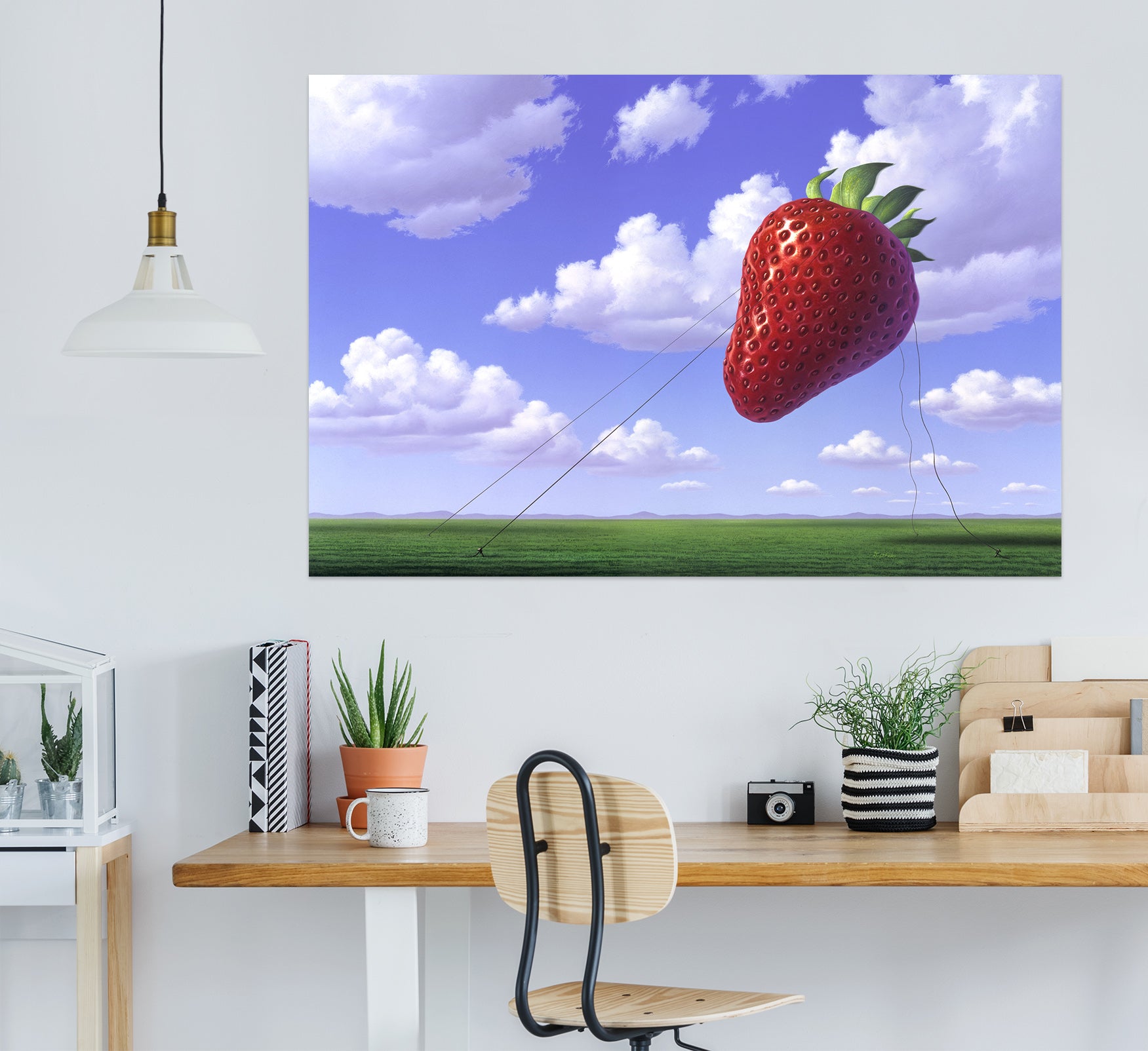 3D Strawberry Field 85165 Jerry LoFaro Wall Sticker