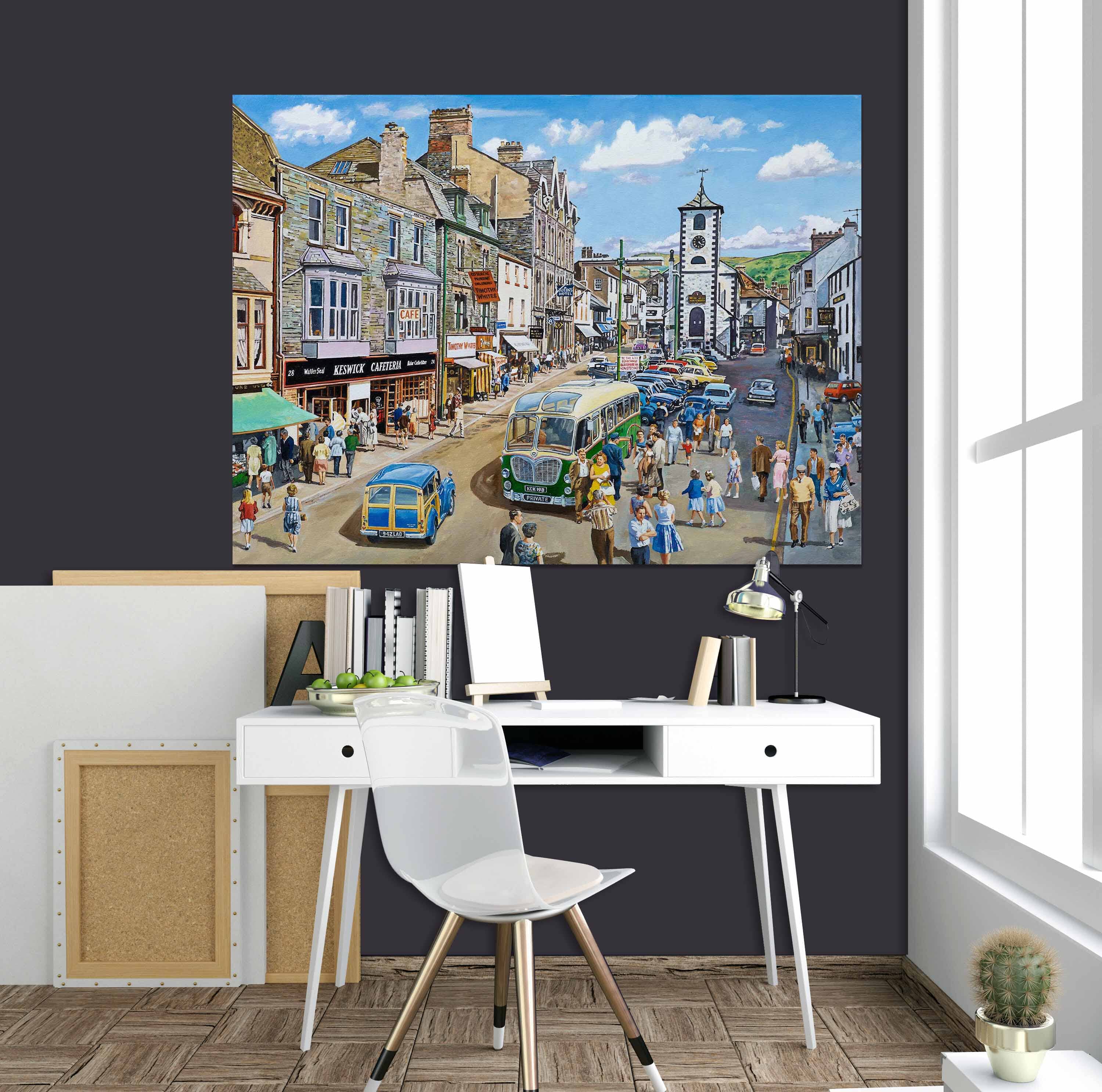 3D Lively Street 043 Trevor Mitchell Wall Sticker Wallpaper AJ Wallpaper 2