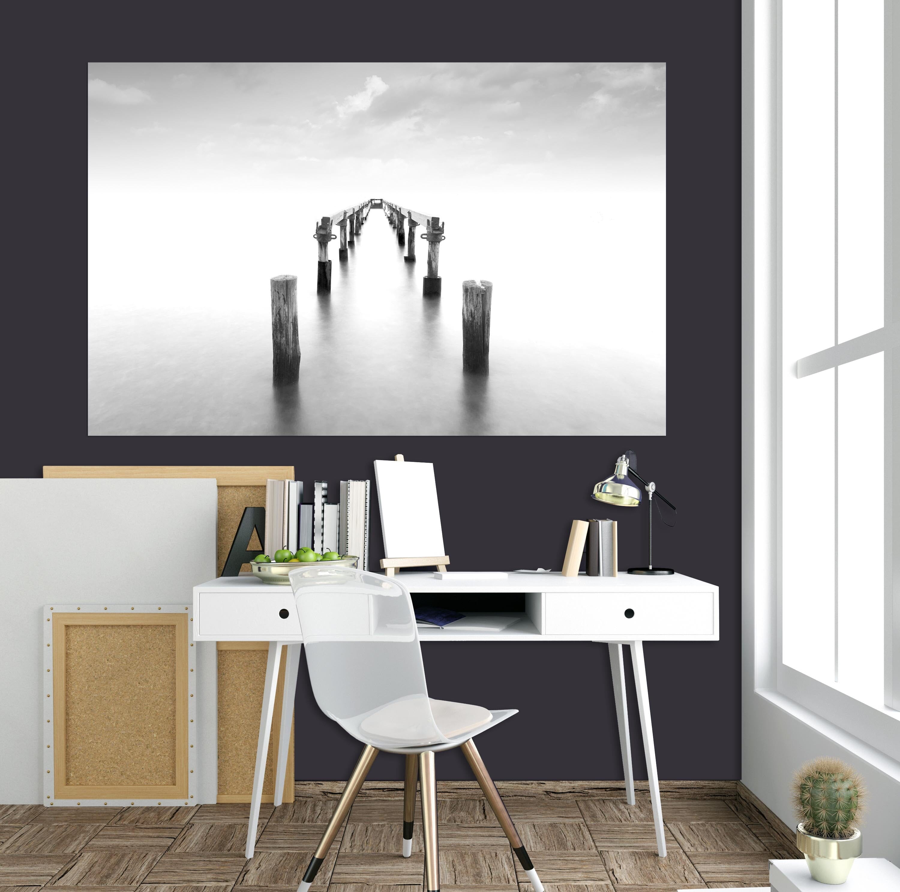 3D Broken Bridge 133 Marco Carmassi Wall Sticker Wallpaper AJ Wallpaper 2