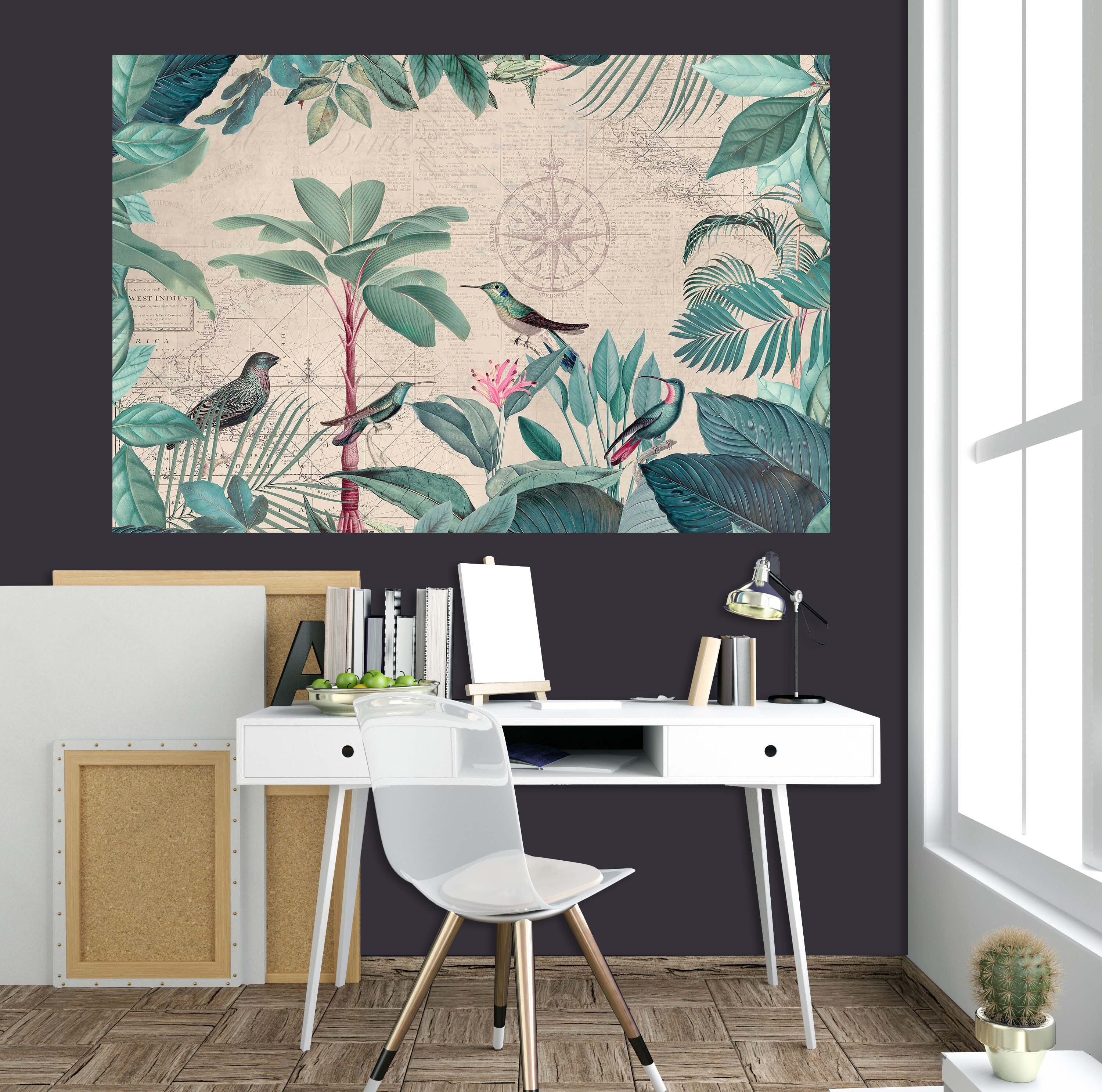 3D Bird Singing 118 Andrea haase Wall Sticker Wallpaper AJ Wallpaper 2