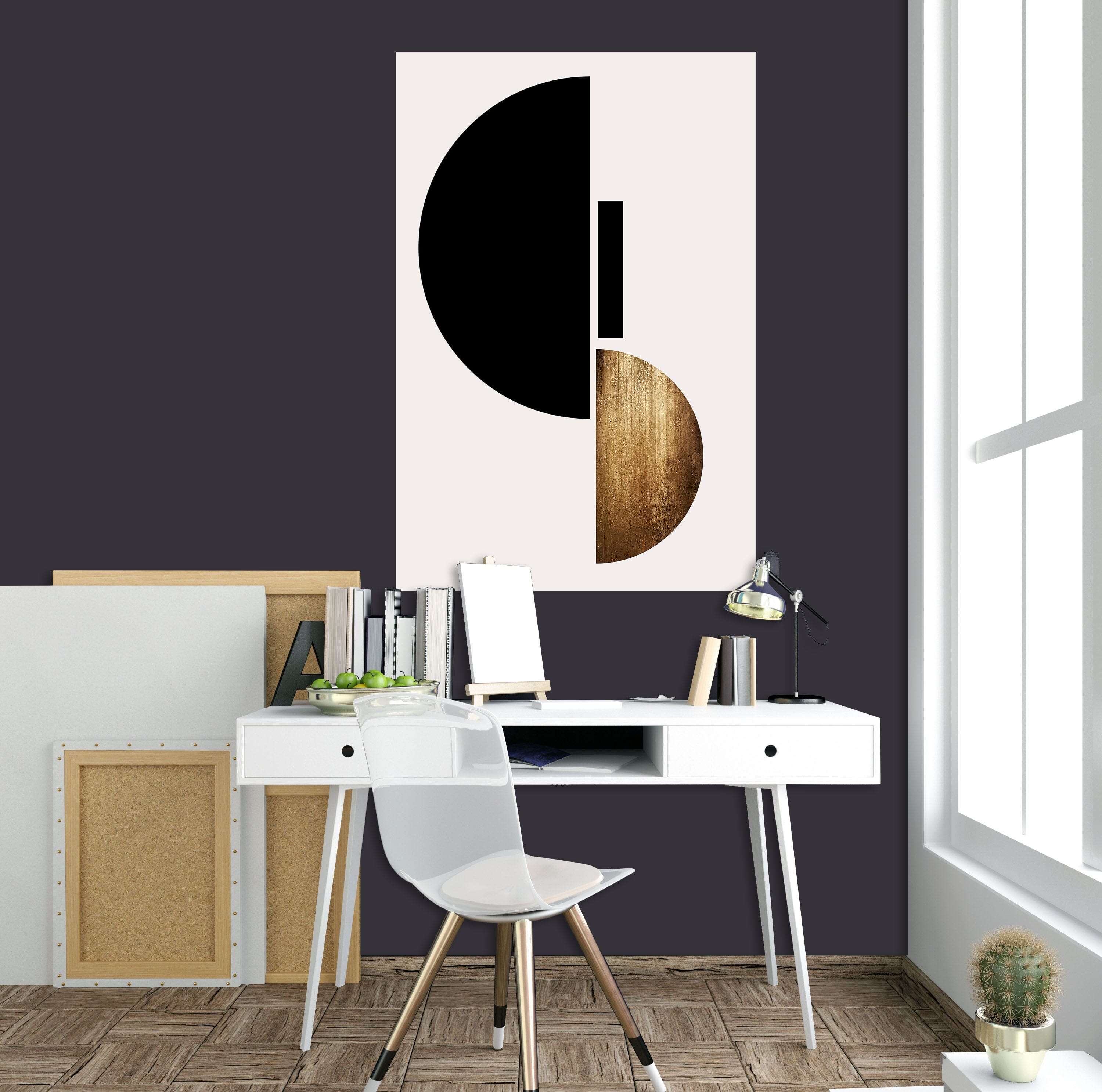 3D Colored Semicircle 212 Boris Draschoff Wall Sticker Wallpaper AJ Wallpaper 2