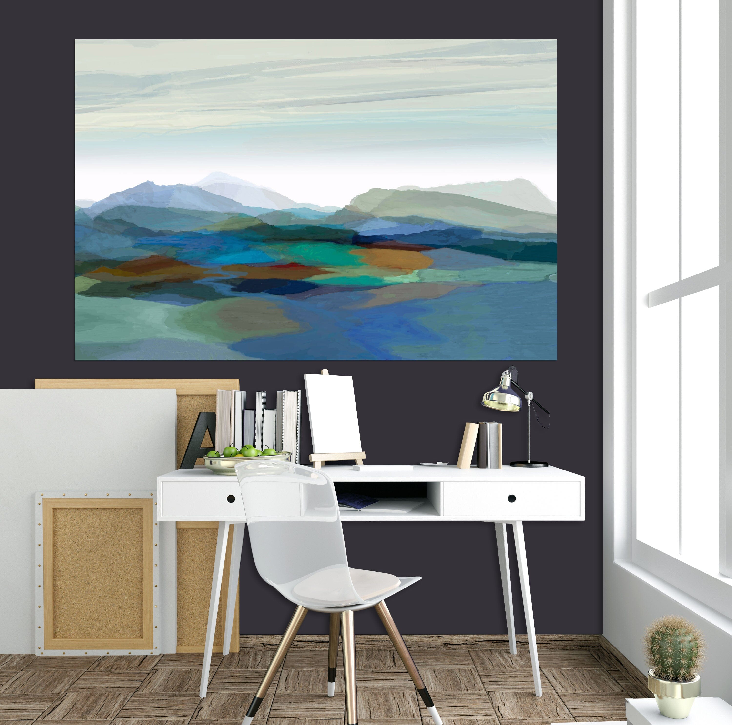3D Rolling Hills 019 Michael Tienhaara Wall Sticker Wallpaper AJ Wallpaper 2