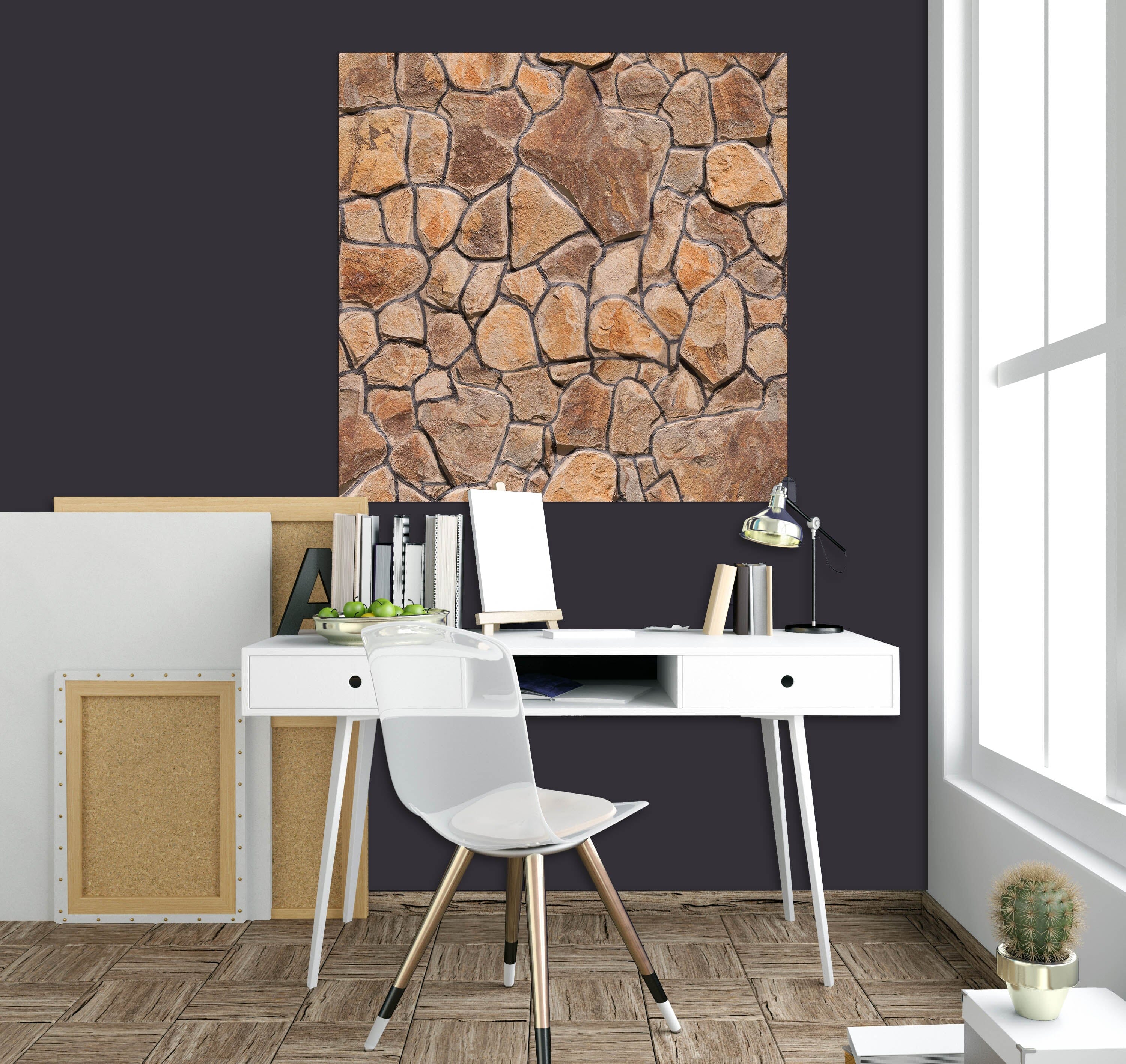 3D Stone Wall 1076 Wall Sticker Wallpaper AJ Wallpaper 2