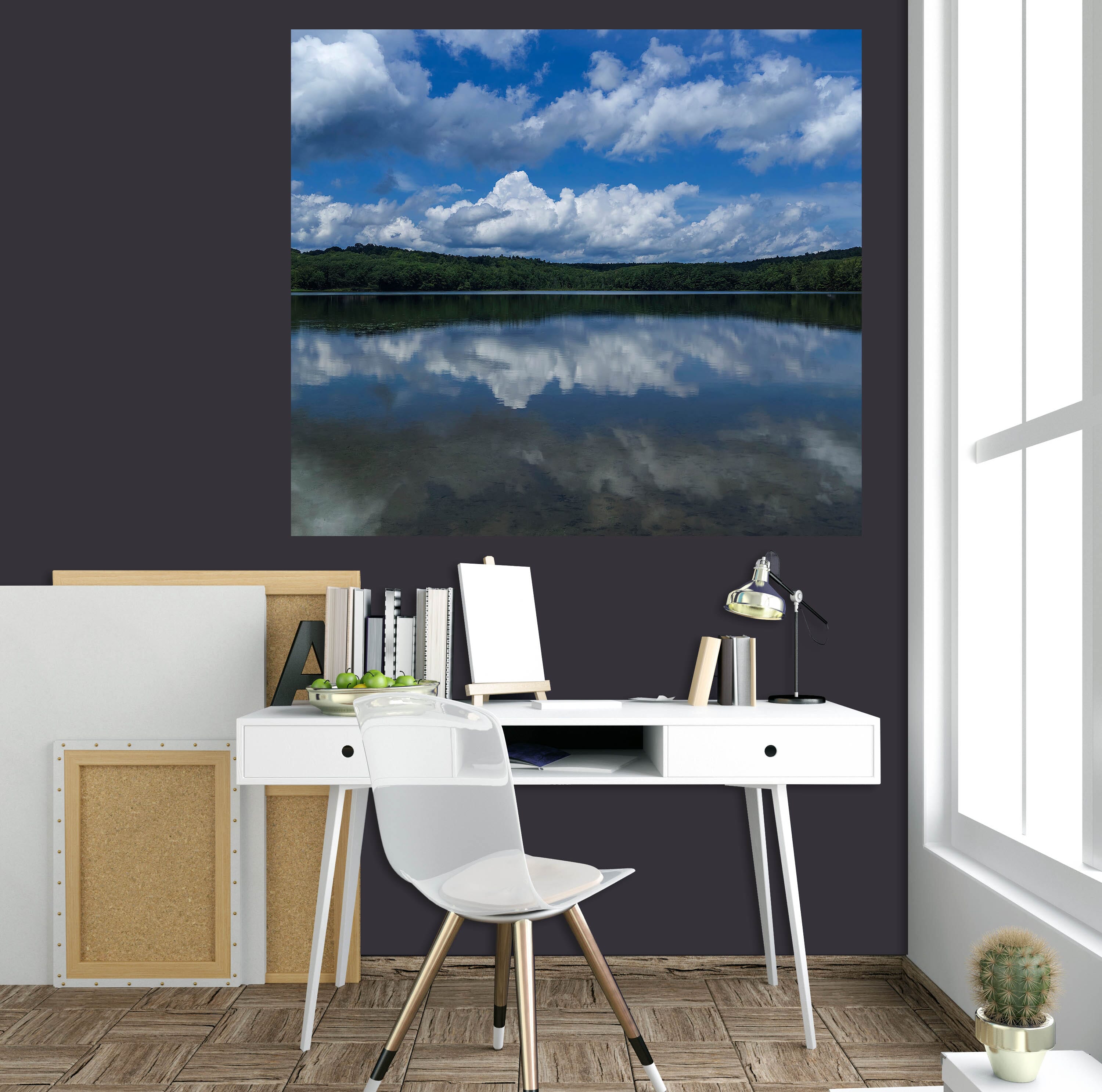 3D Cloud Lake 104 Jerry LoFaro Wall Sticker Wallpaper AJ Wallpaper 2