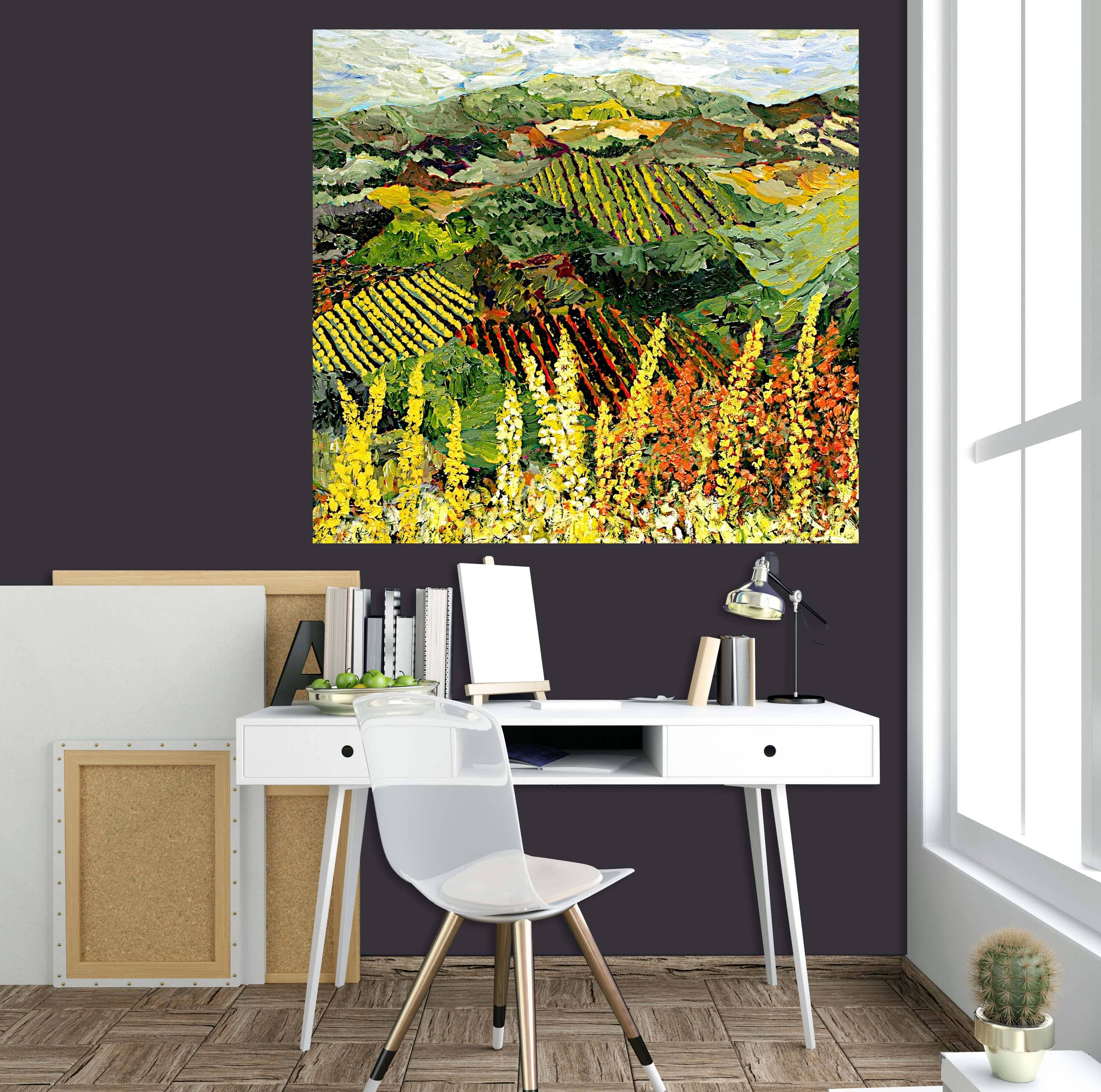 3D Wildflower Valley 131 Allan P. Friedlander Wall Sticker Wallpaper AJ Wallpaper 2