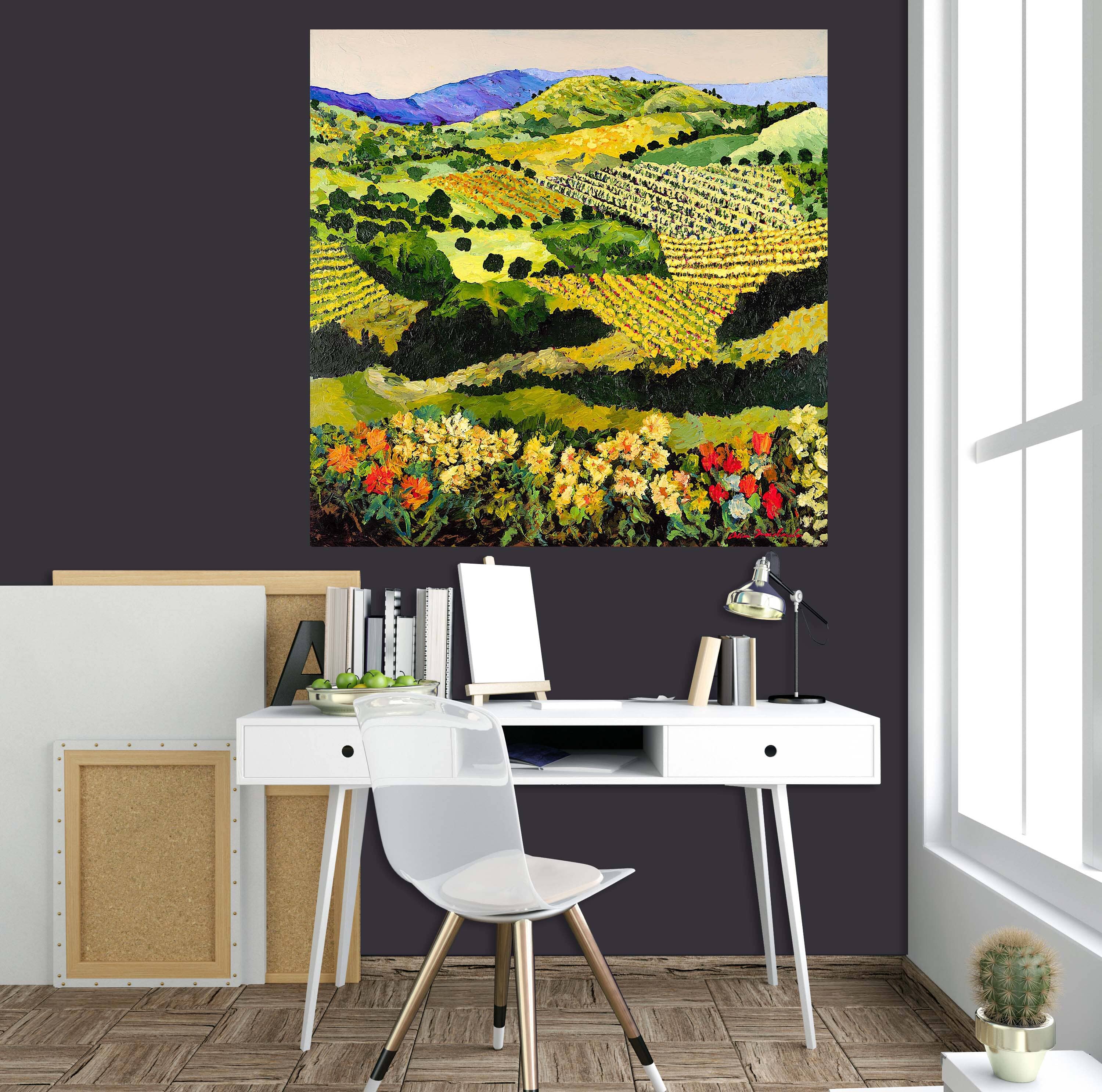 3D Summer Valley 135 Allan P. Friedlander Wall Sticker Wallpaper AJ Wallpaper 2