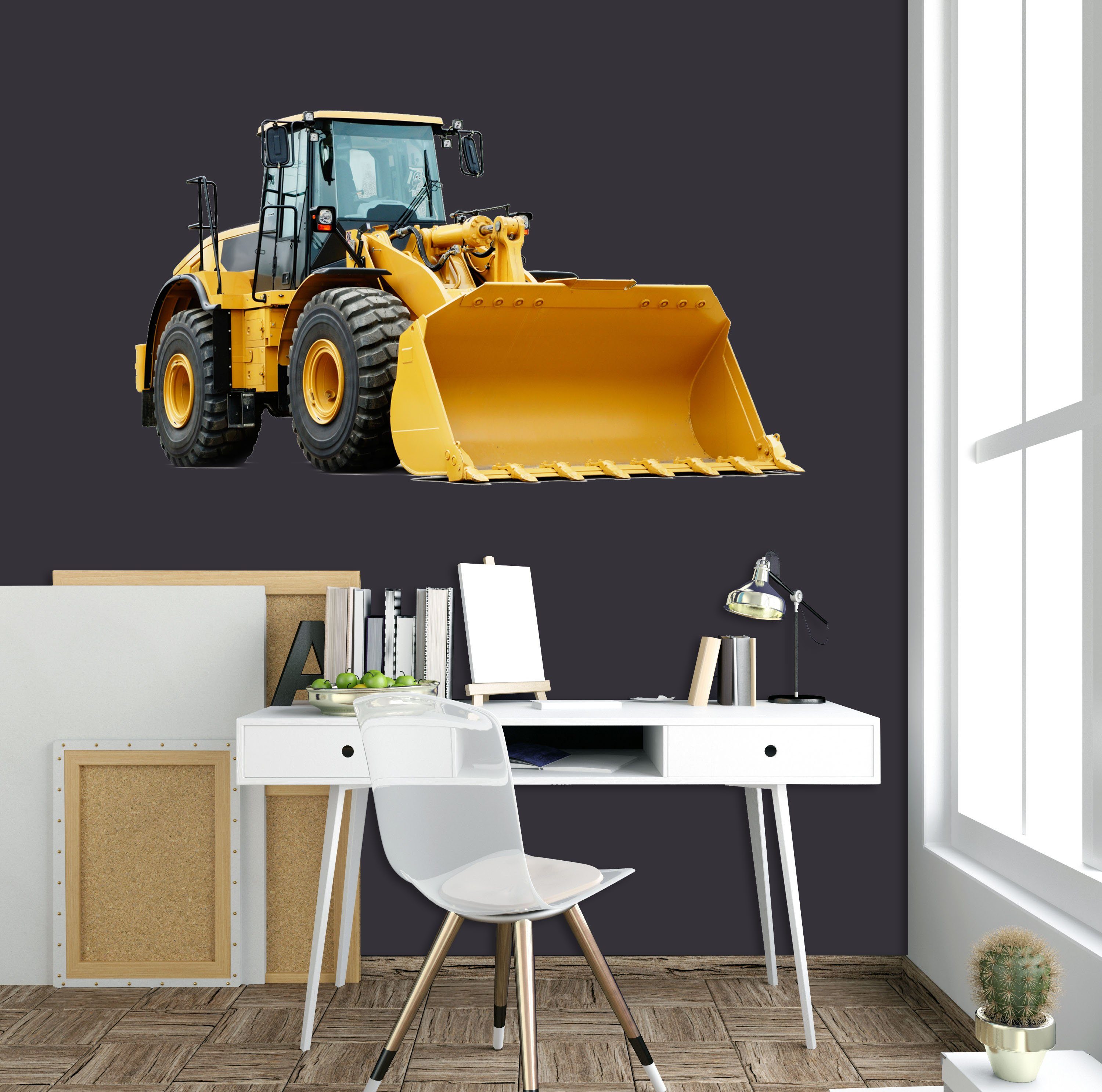 3D Digging Machine Shovel 0106 Vehicles Wallpaper AJ Wallpaper