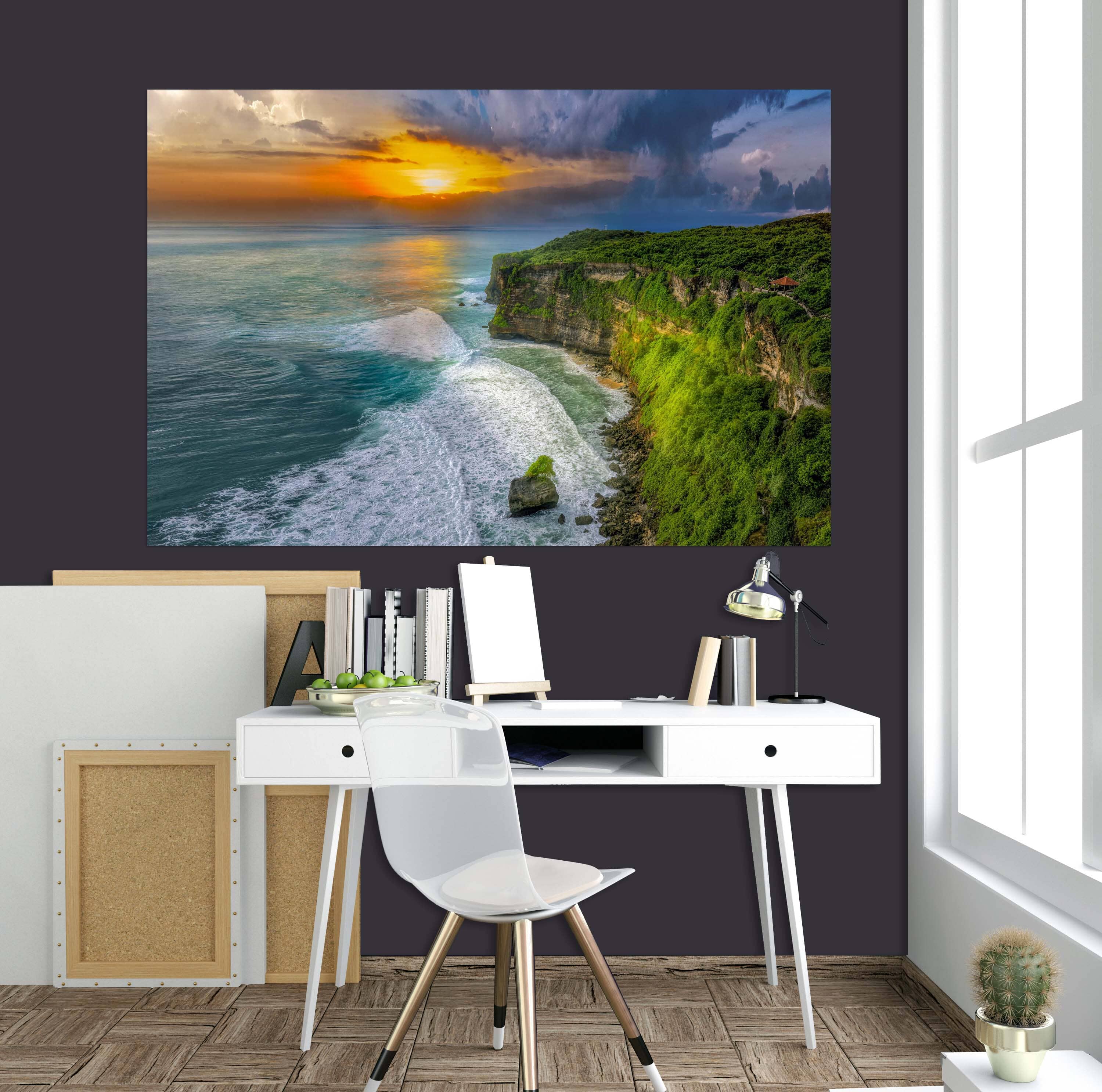 3D Rushing River 221 Marco Carmassi Wall Sticker Wallpaper AJ Wallpaper 2