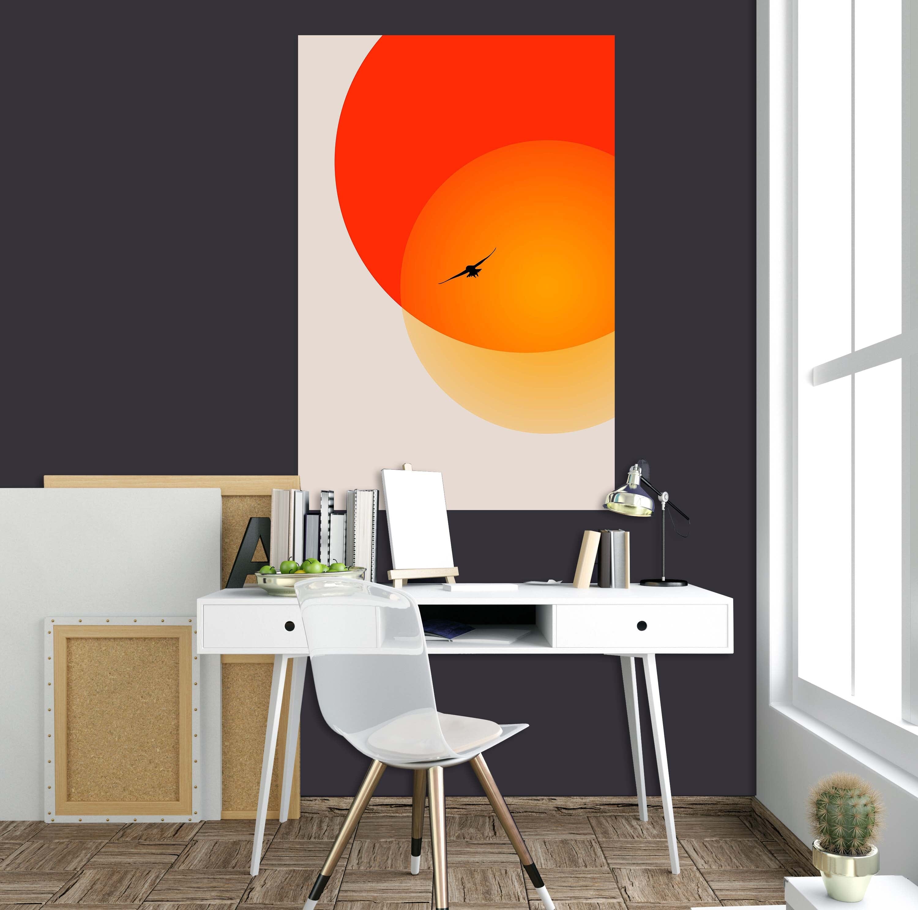 3D Two Suns 151 Boris Draschoff Wall Sticker Wallpaper AJ Wallpaper 2