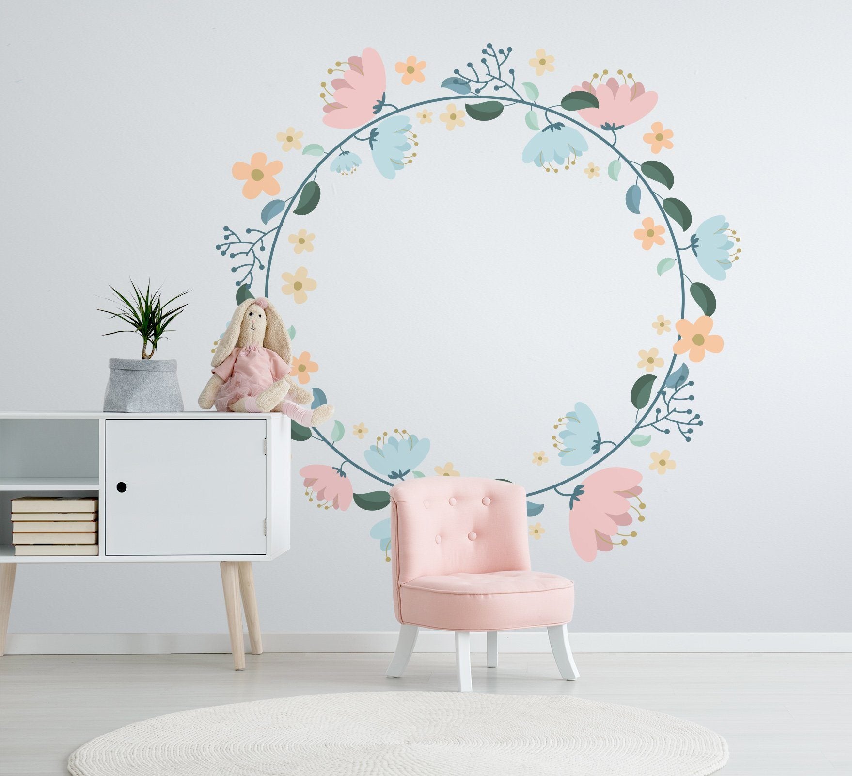 3D Circle Petunia 157 Wall Stickers Wallpaper AJ Wallpaper