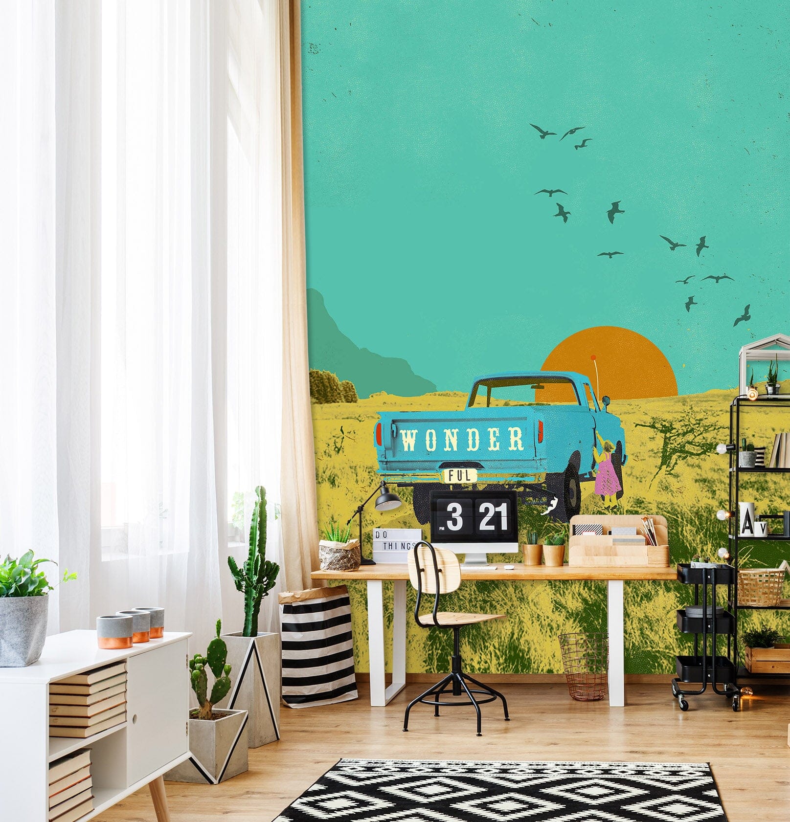 3D Wonderful 1420 Showdeer Wall Mural Wall Murals Wallpaper AJ Wallpaper 2