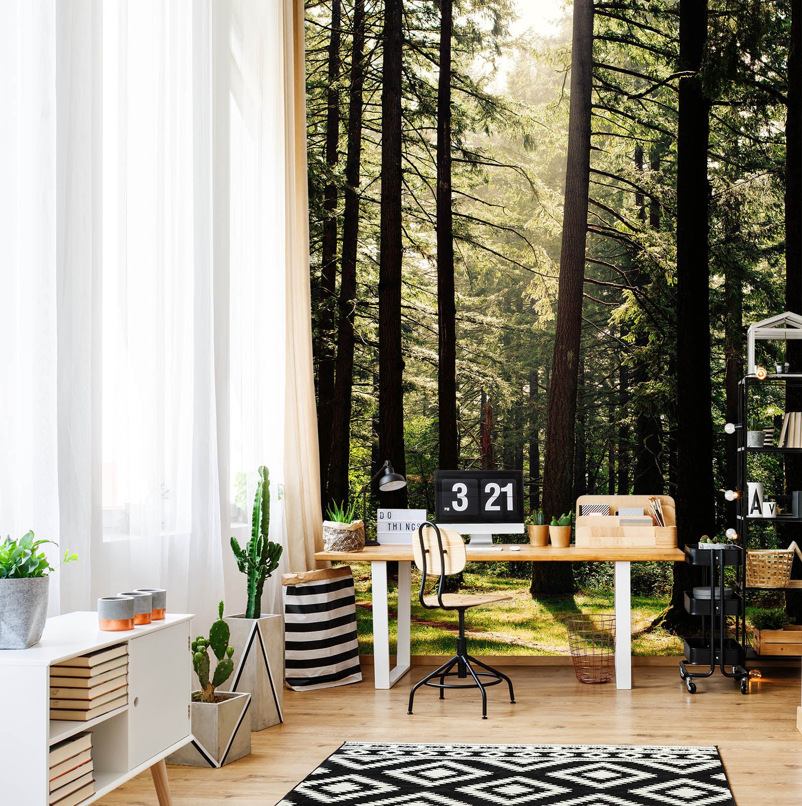 3D Forest 58105 Wall Murals