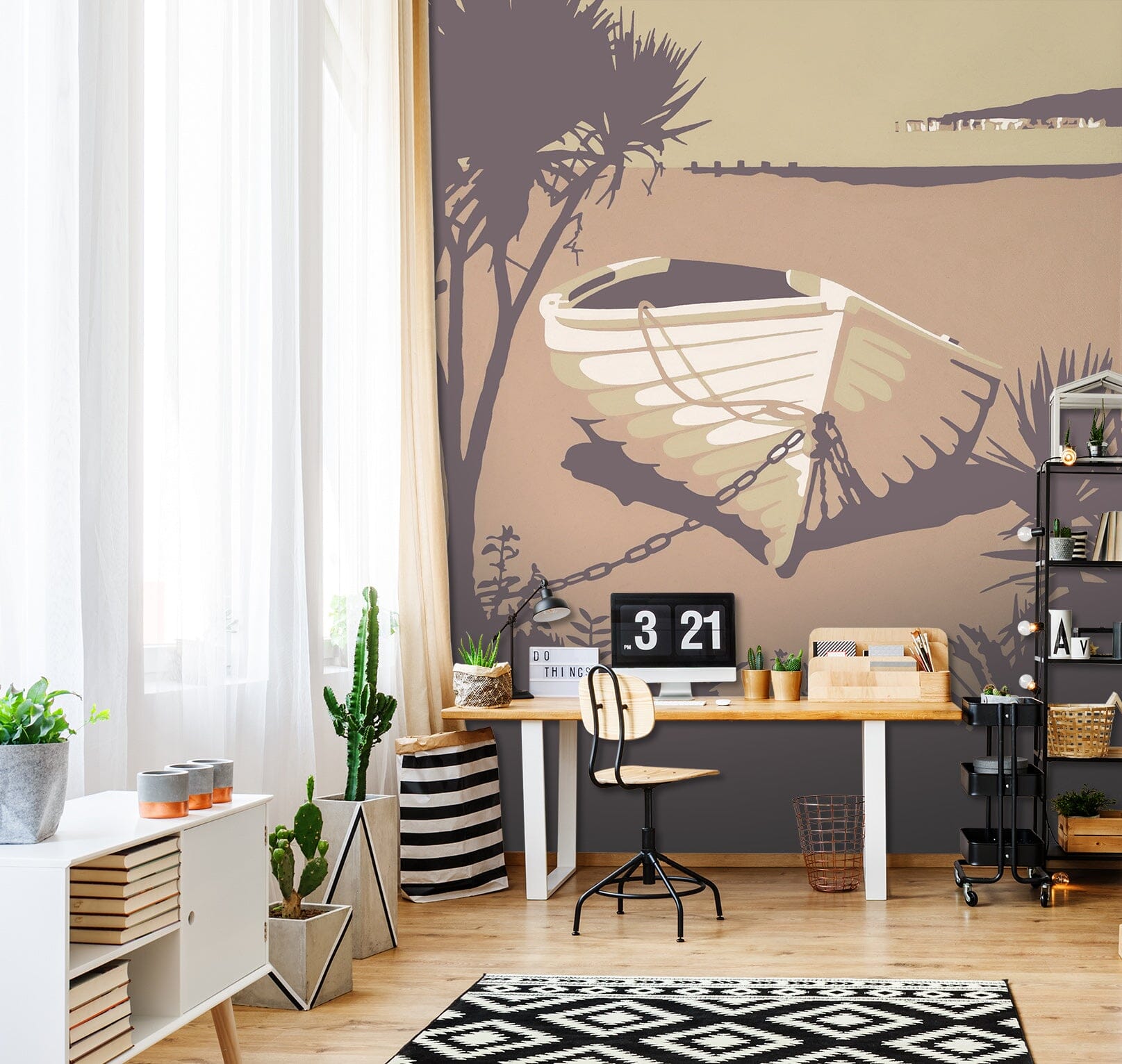 3D Sandbanks The Purbecks 1049 Steve Read Wall Mural Wall Murals Wallpaper AJ Wallpaper 2