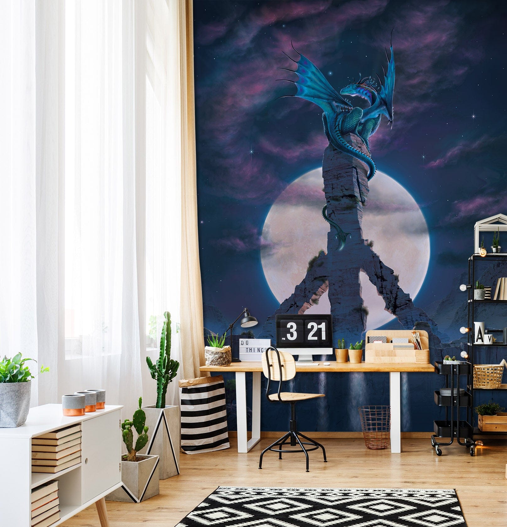 3D Peace Dragon Def 1536 Wall Murals Exclusive Designer Vincent Wallpaper AJ Wallpaper 2