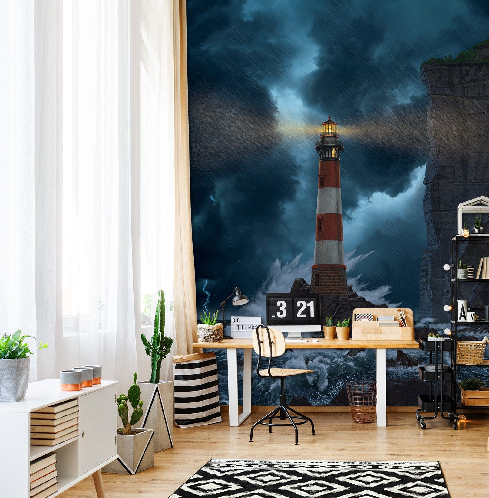 3D Lighthouse 1565 Wall Murals Exclusive Designer Vincent Wallpaper AJ Wallpaper 2