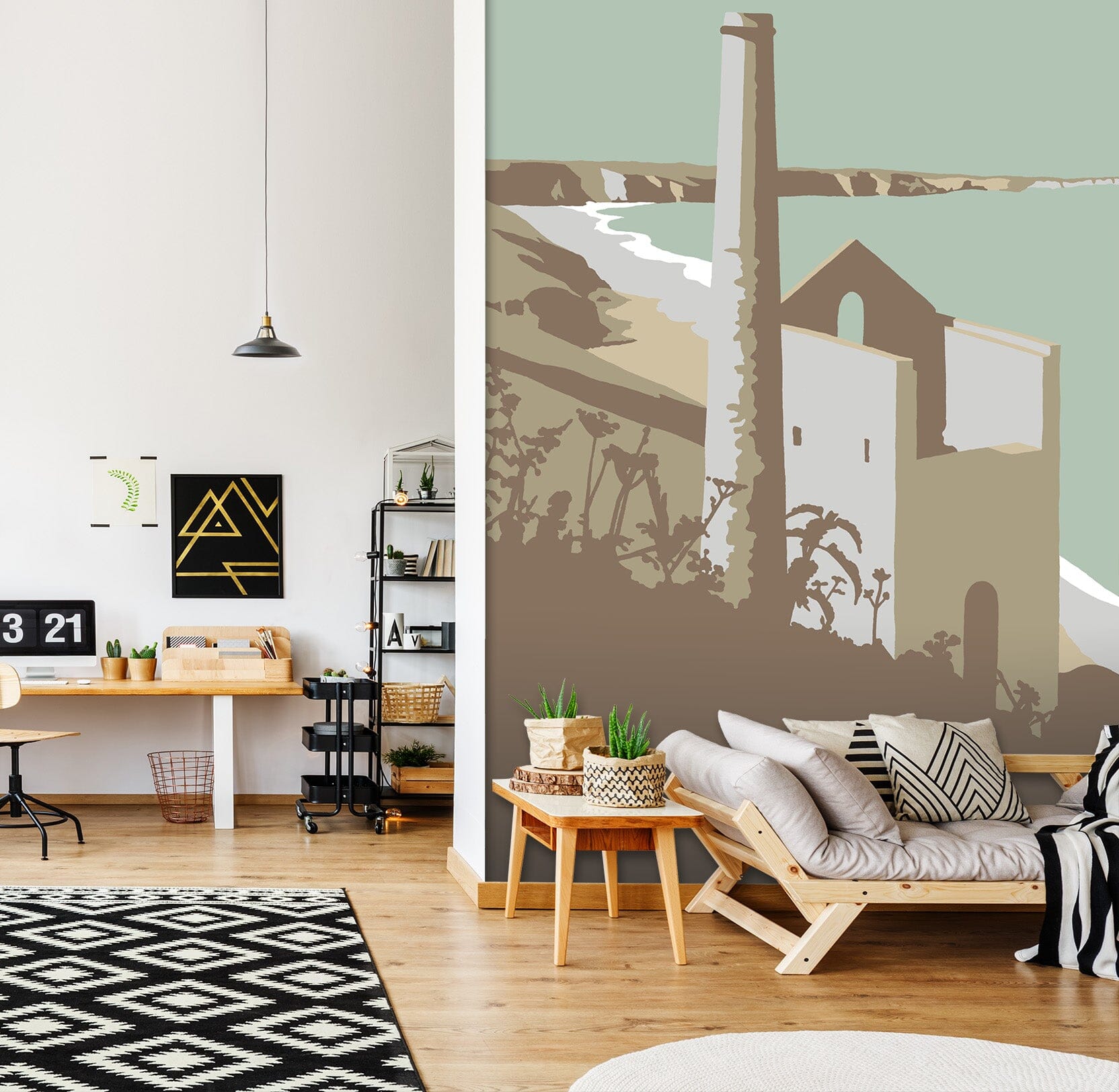 3D St Agnes 1063 Steve Read Wall Mural Wall Murals Wallpaper AJ Wallpaper 2