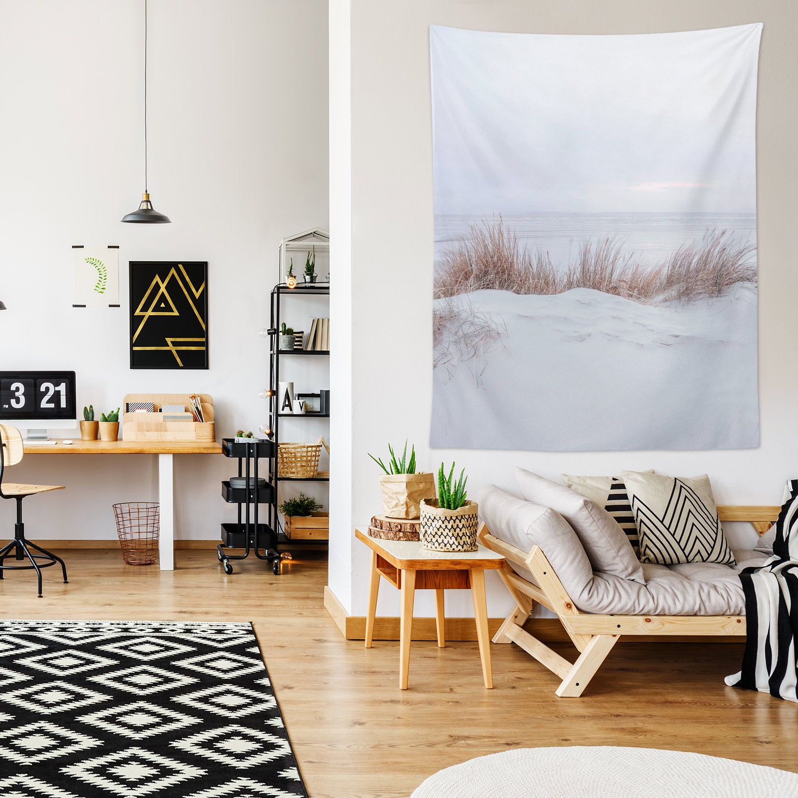 3D Beach Grass 116188 Assaf Frank Tapestry Hanging Cloth Hang