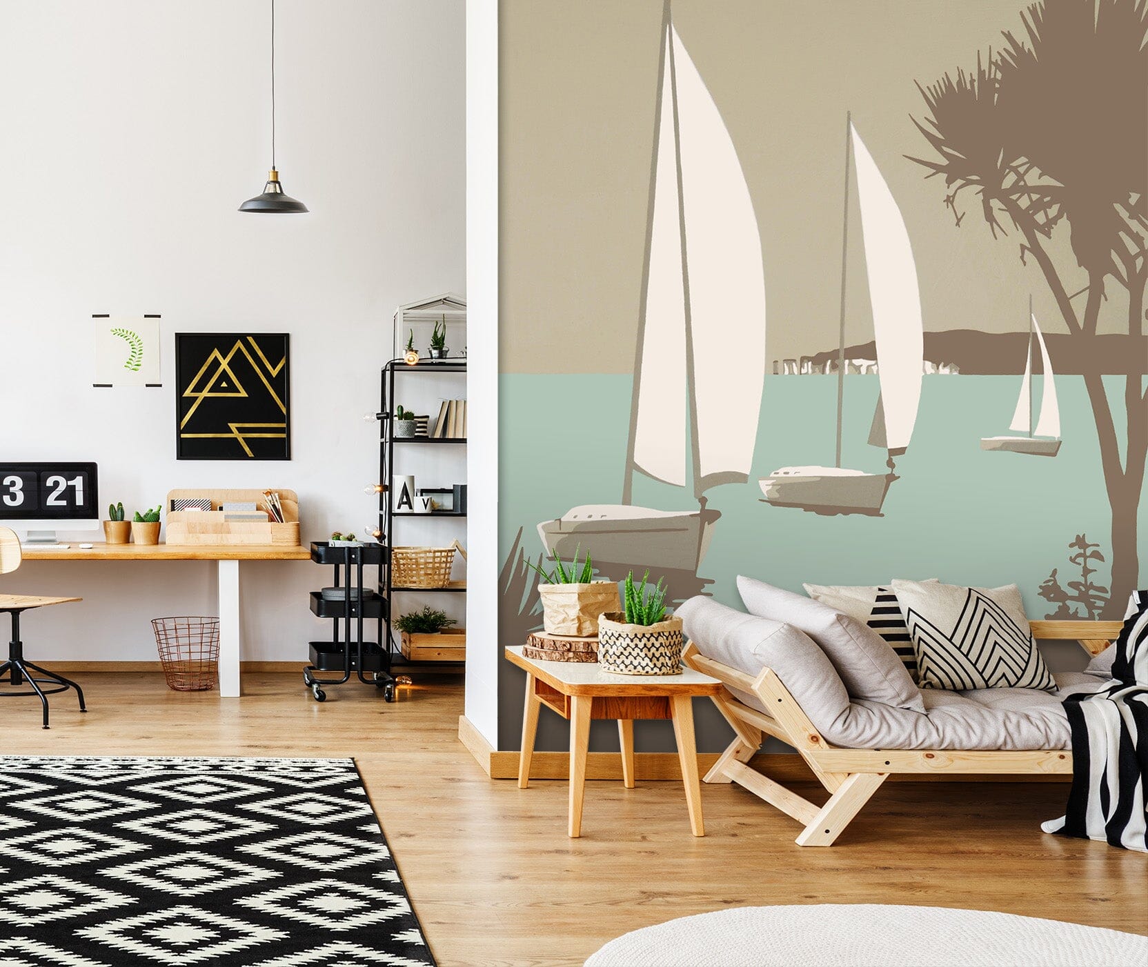 3D Poole The Purbecks 1041 Steve Read Wall Mural Wall Murals Wallpaper AJ Wallpaper 2