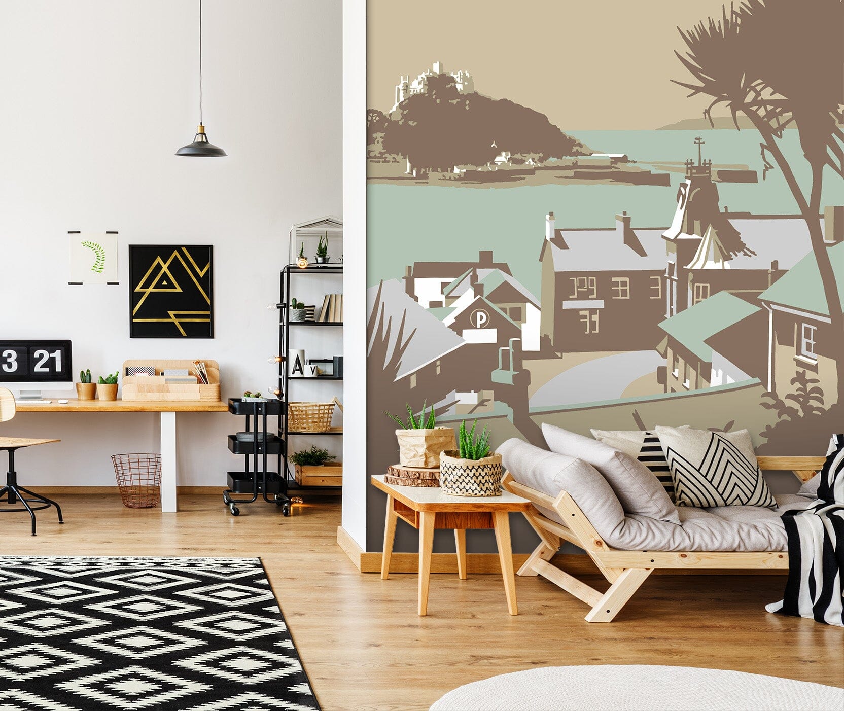 3D Marazion 1024 Steve Read Wall Mural Wall Murals Wallpaper AJ Wallpaper 2