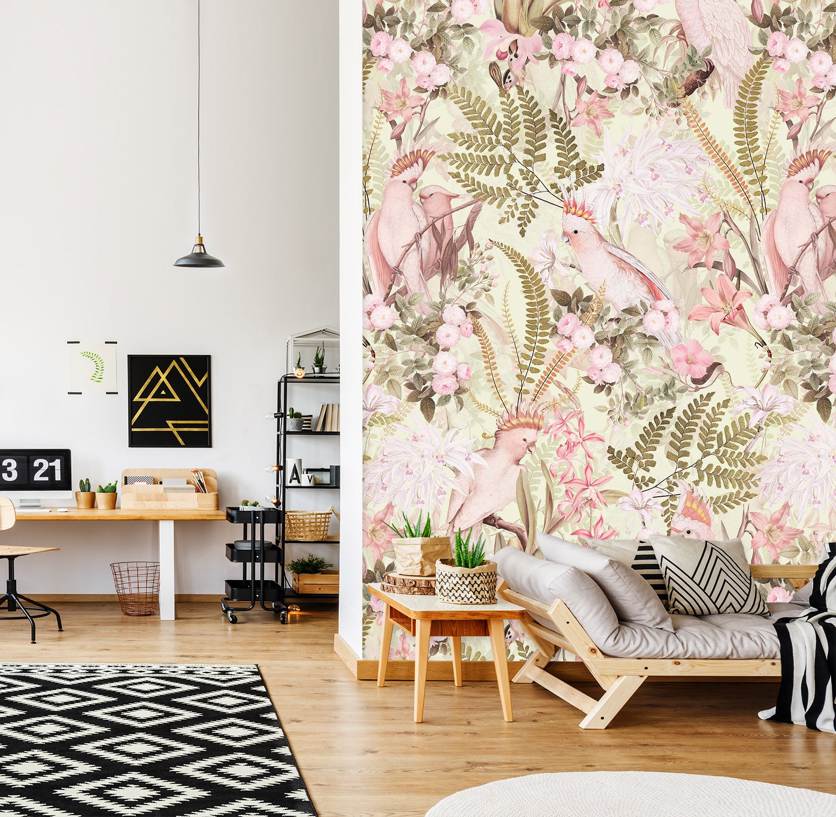 3D Pink Romance 180 Uta Naumann Wall Mural Wall Murals