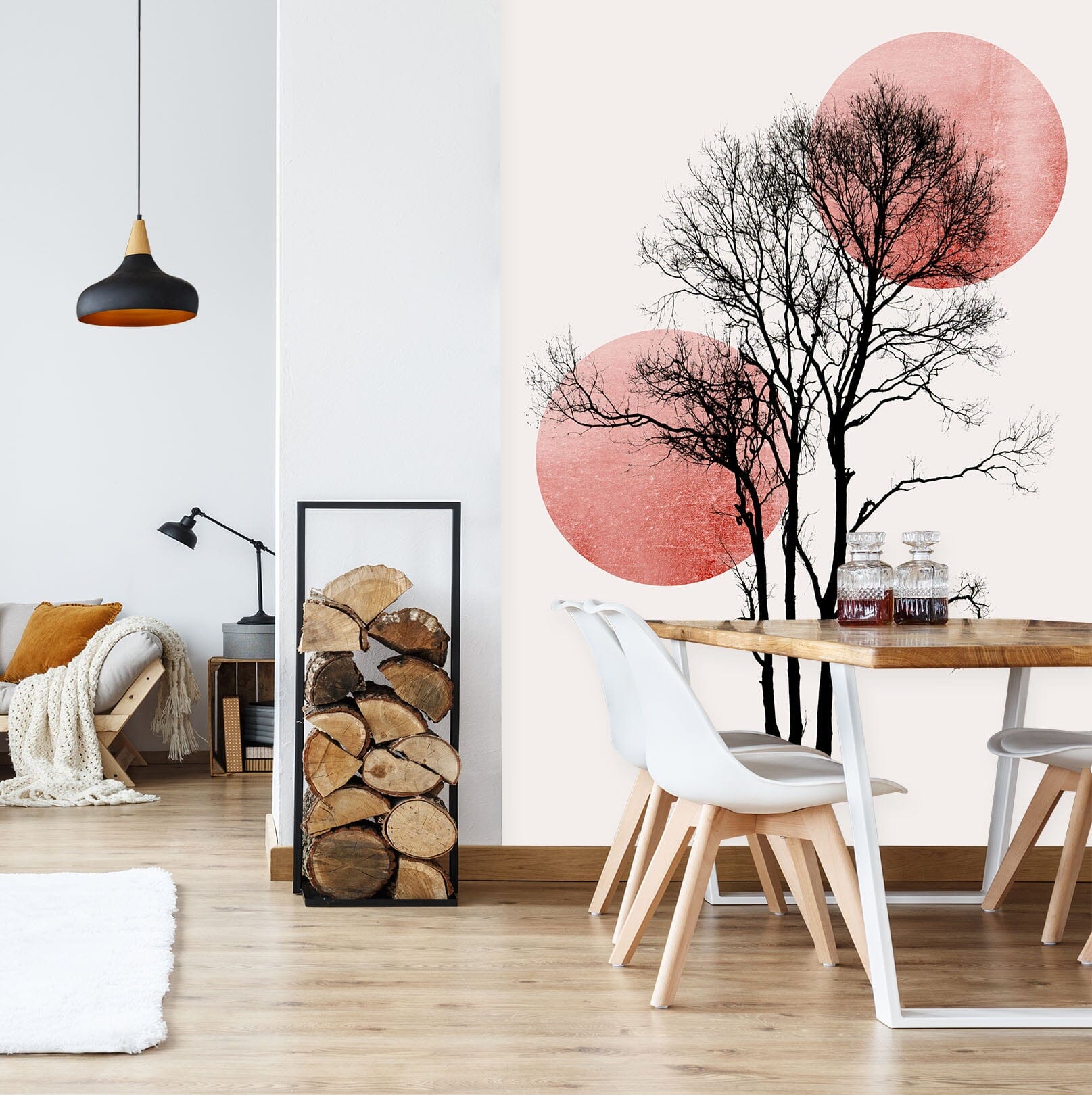 3D Sunrise Tree Branch 1513 Boris Draschoff Wall Mural Wall Murals Wallpaper AJ Wallpaper 2