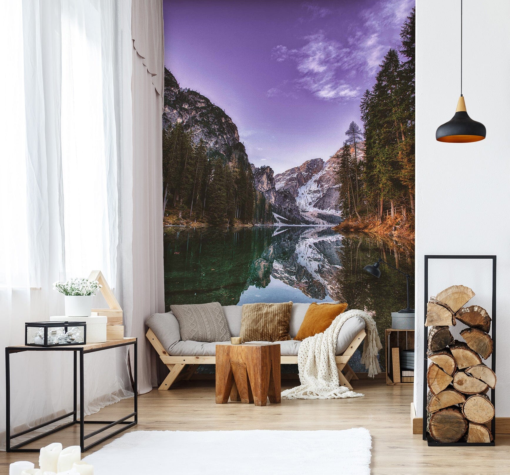 3D Valley River 2088 Wall Murals Wallpaper AJ Wallpaper 2