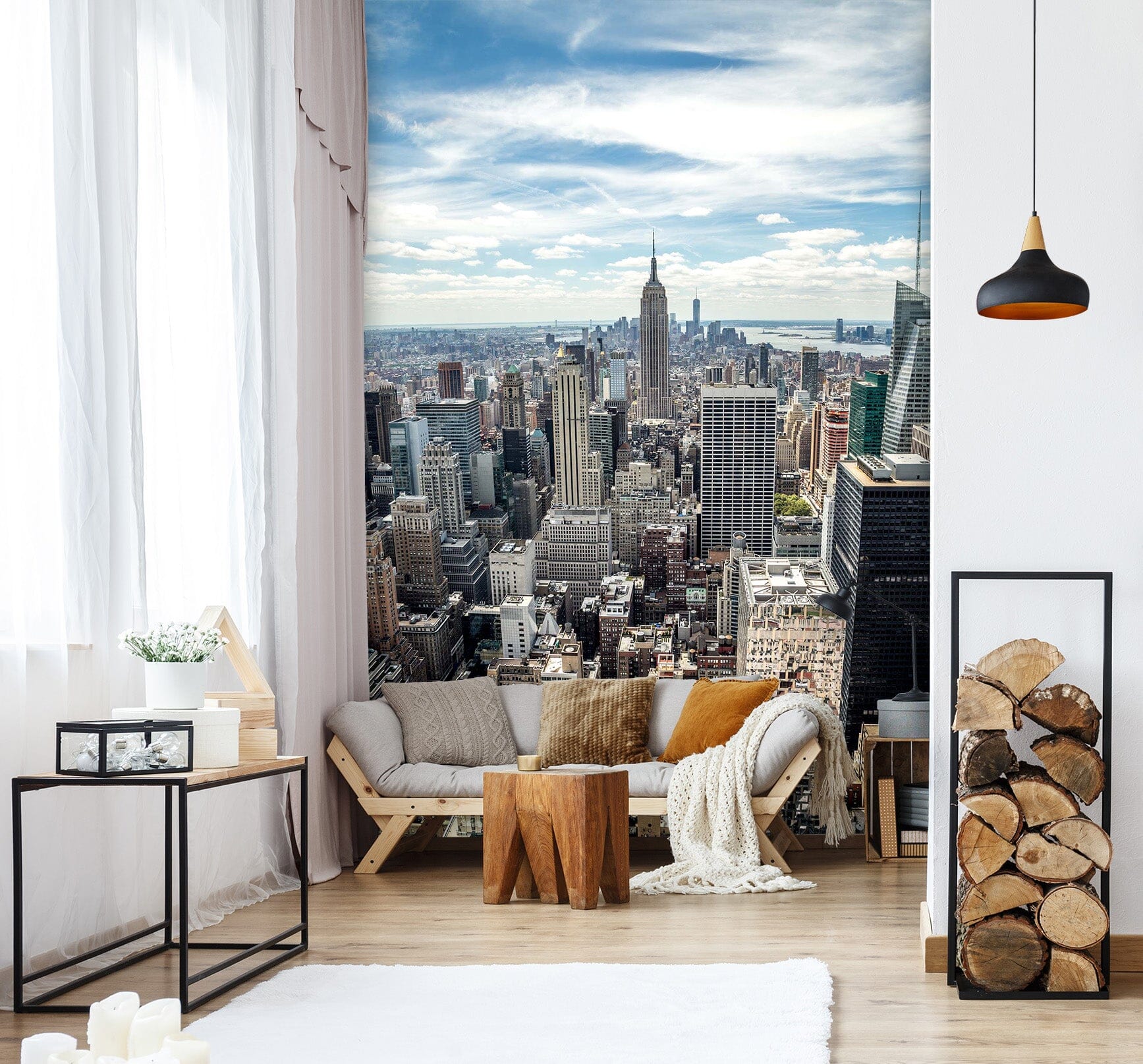 3D City Sky 1544 Wall Murals Wallpaper AJ Wallpaper 2