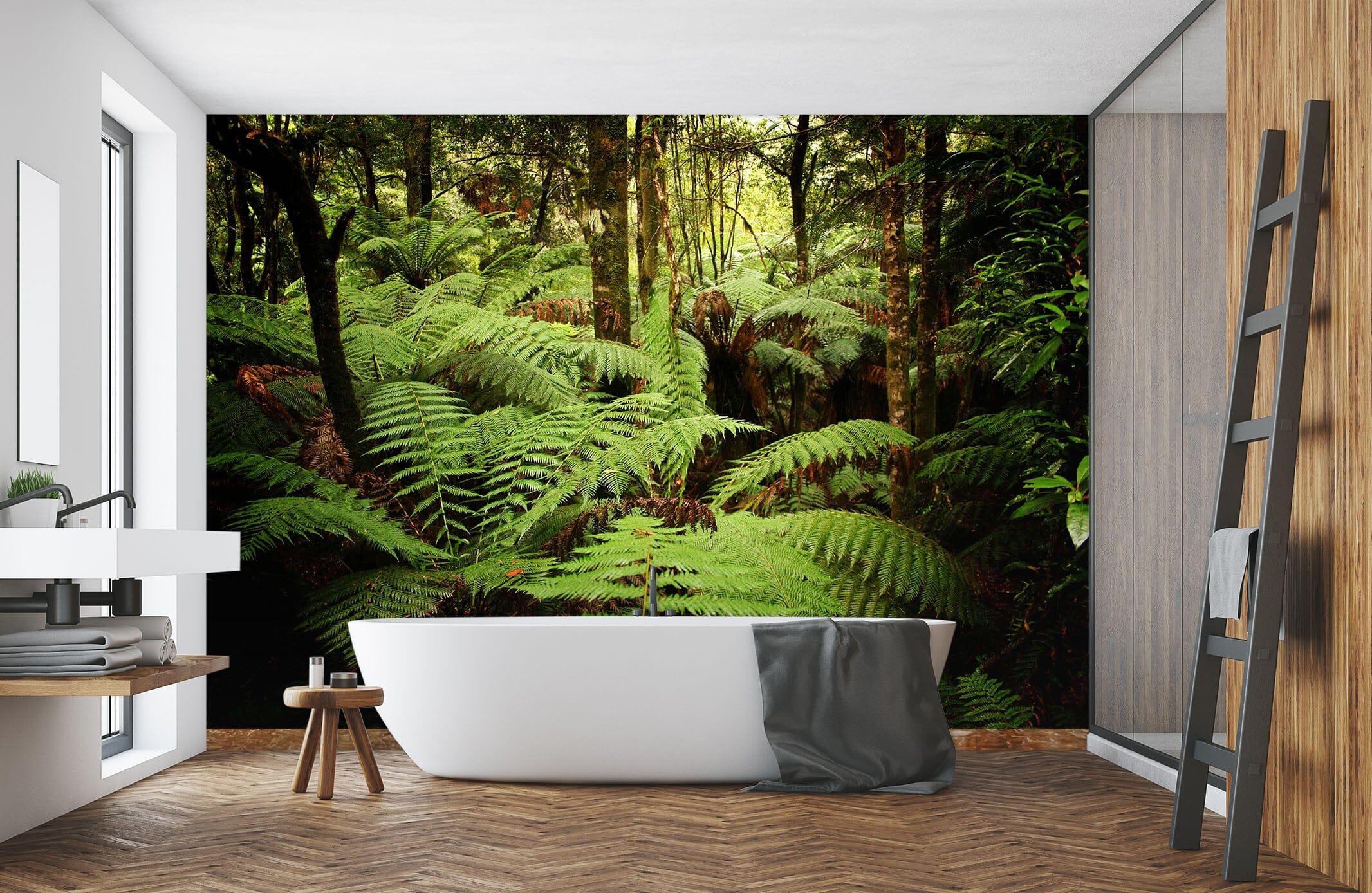 3D Tropical Rainforest 082 Wall Murals Wallpaper AJ Wallpaper 2
