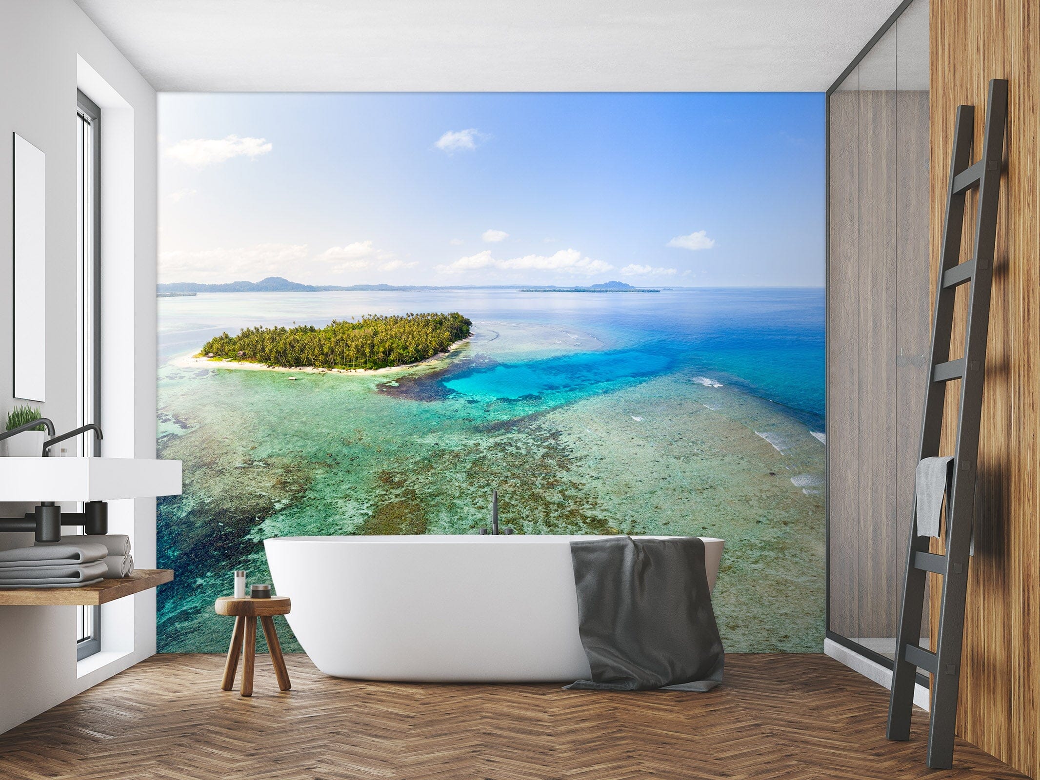 3D Clear Seascape 58 Wall Murals Wallpaper AJ Wallpaper 2