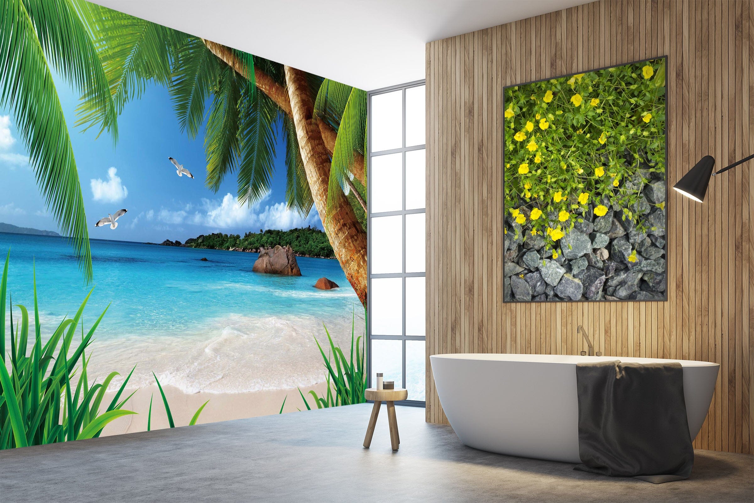 3D Sea Beach 1627 Wall Murals Wallpaper AJ Wallpaper 2