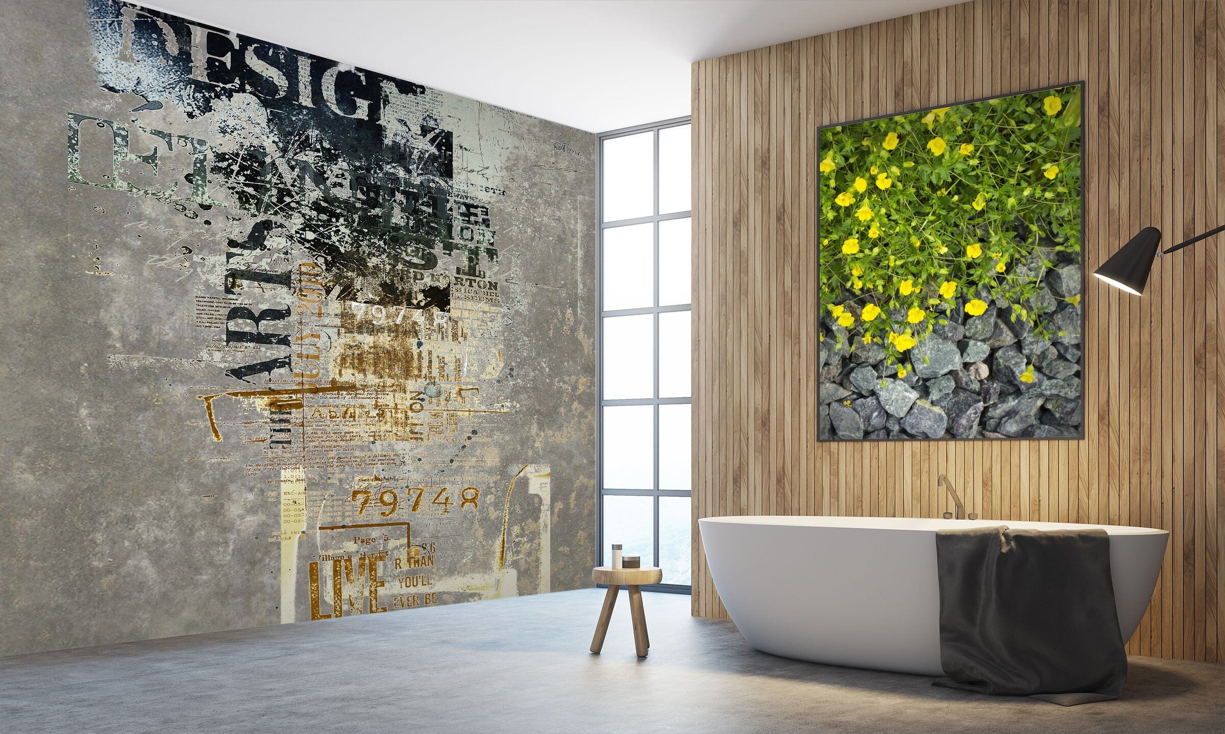 3D Letter Shabby Graffiti 103 Wall Murals Wallpaper AJ Wallpaper 2