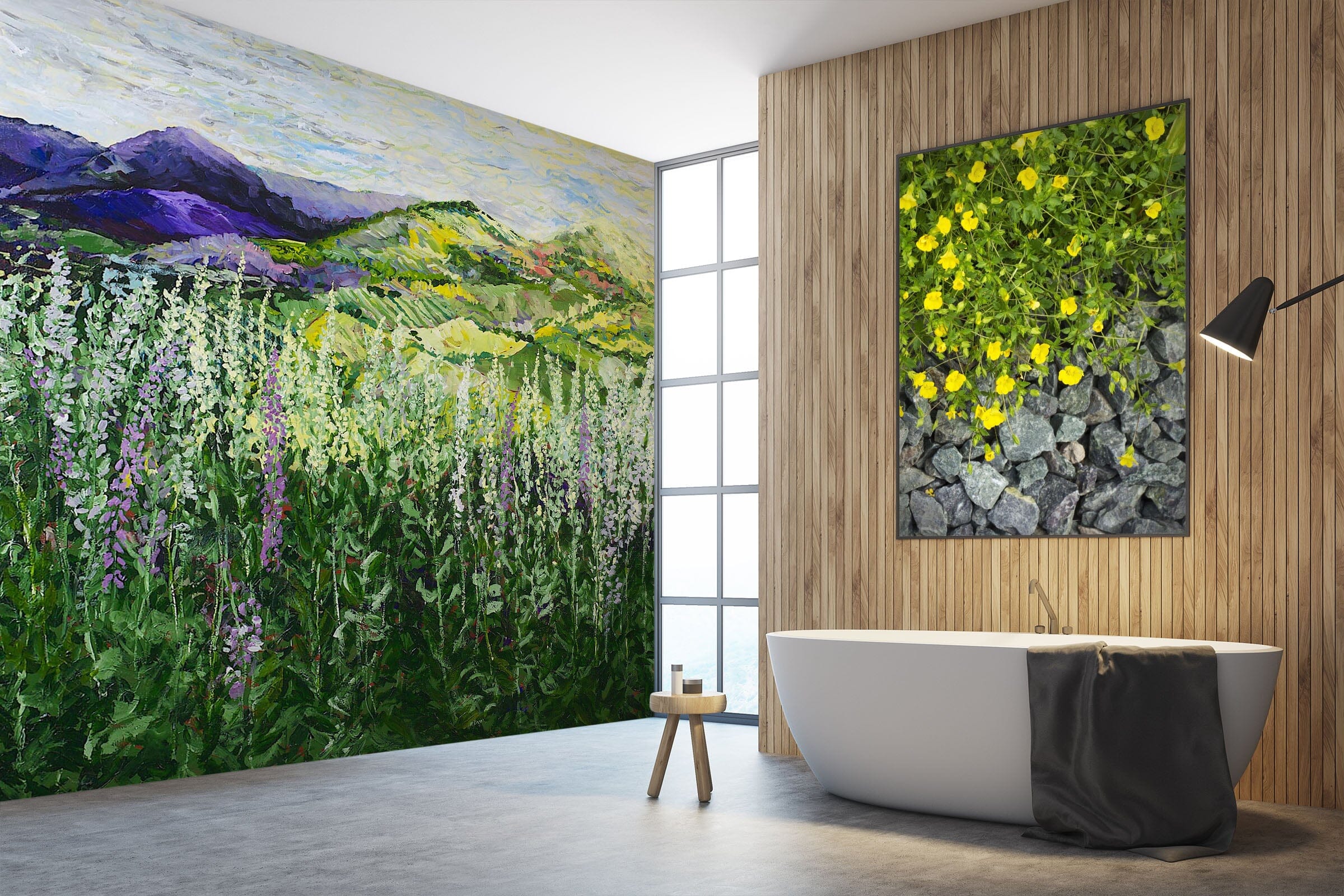 3D Painted Wild Flowers 147 Allan P. Friedlander Wall Mural Wall Murals Wallpaper AJ Wallpaper 2