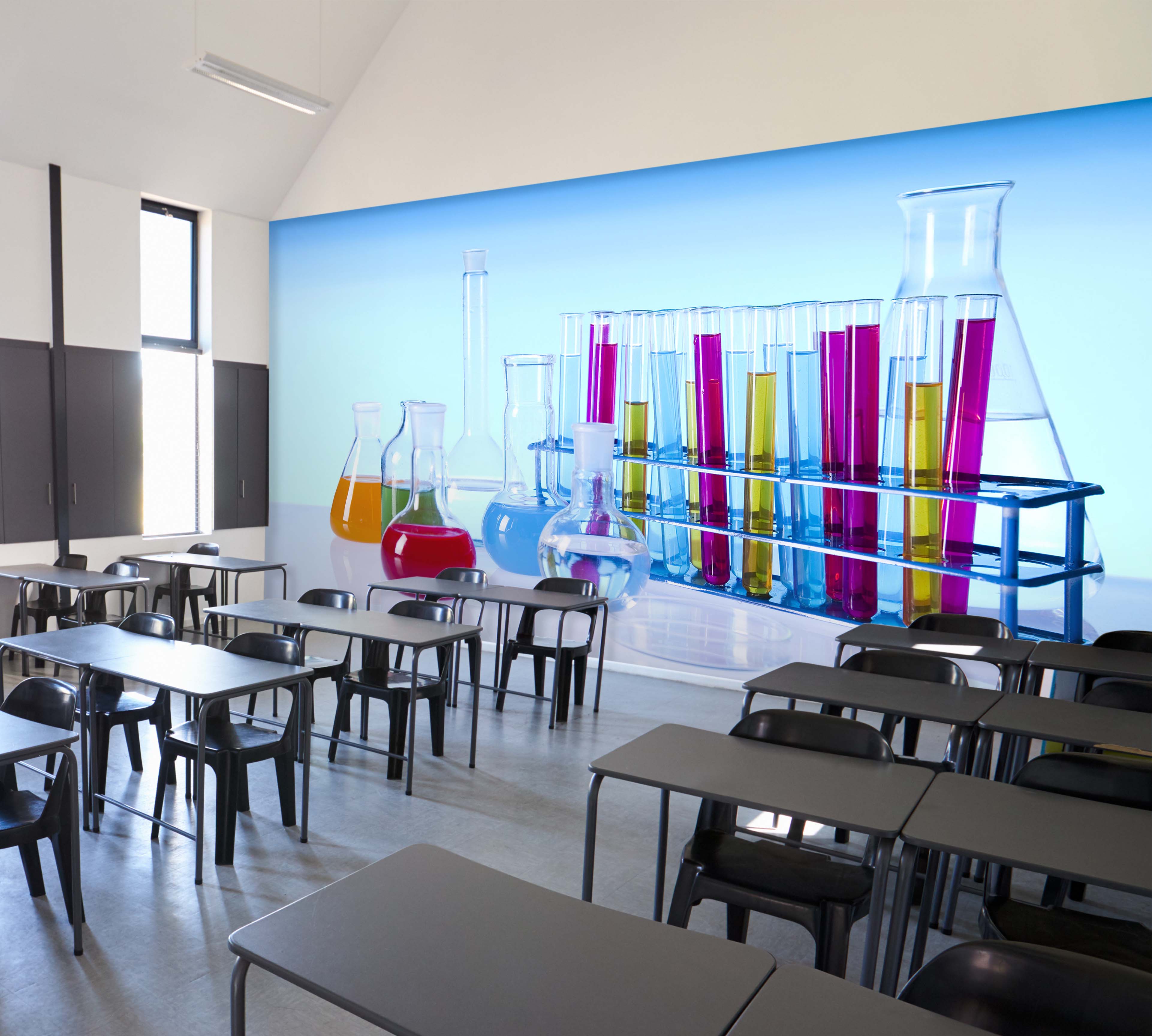 3D Chemistry Experiment 148 Wall Murals