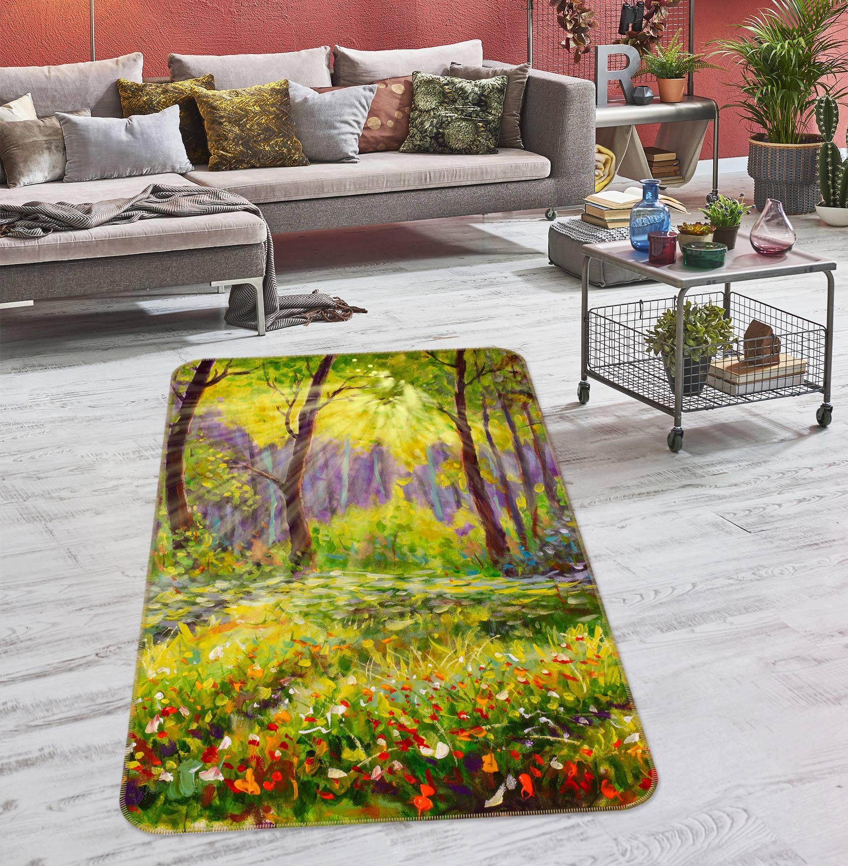 3D Jungle 33105 Non Slip Rug Mat