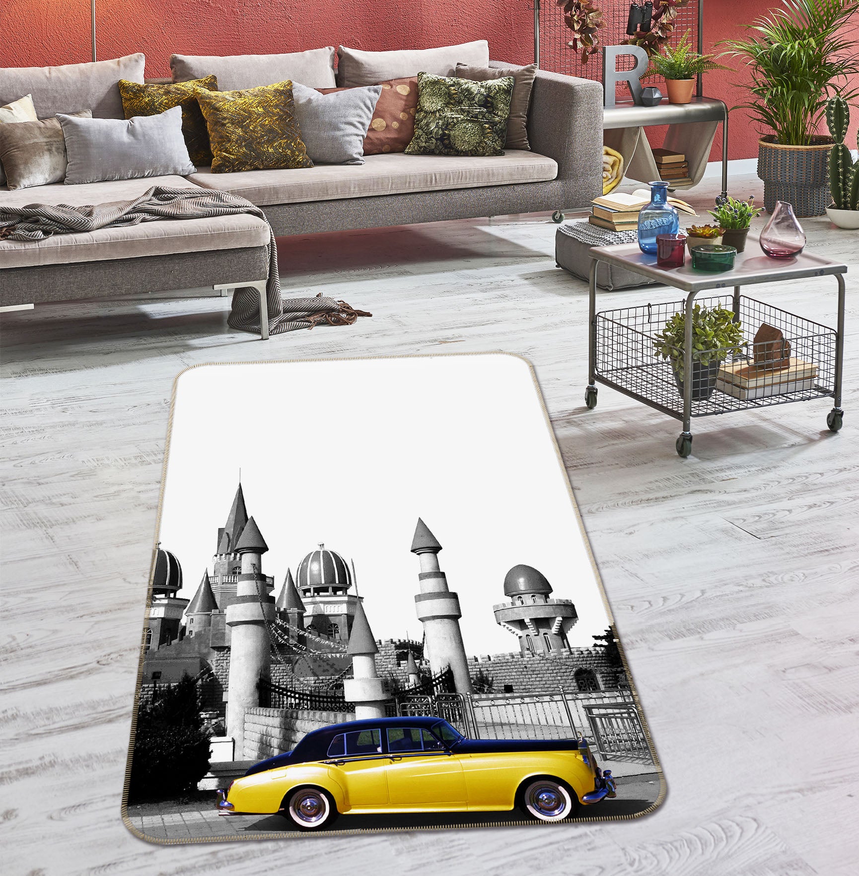 3D Building Car 32159 Non Slip Rug Mat