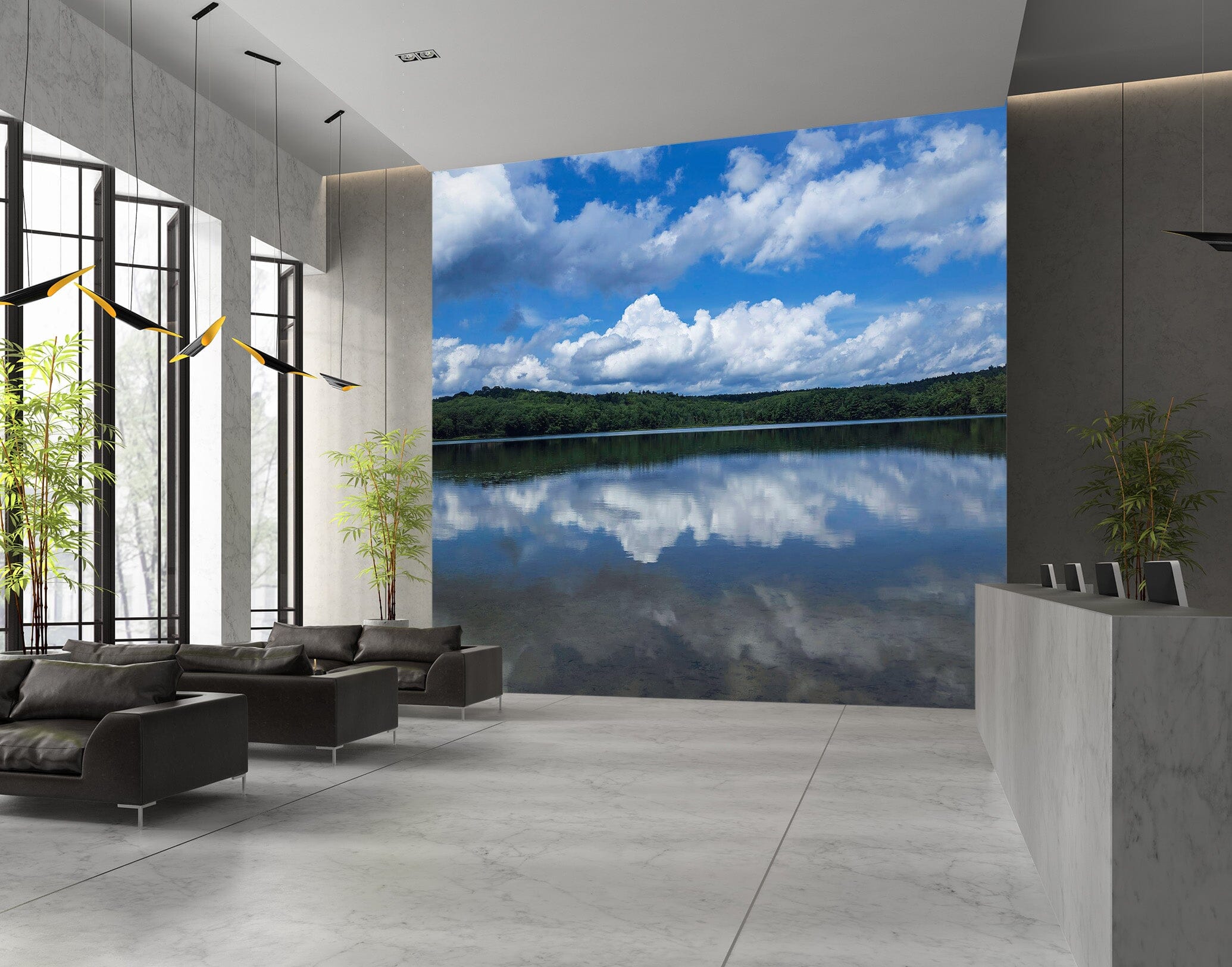 3D Cloud Lake 104 Jerry LoFaro Wall Mural Wall Murals Wallpaper AJ Wallpaper 2
